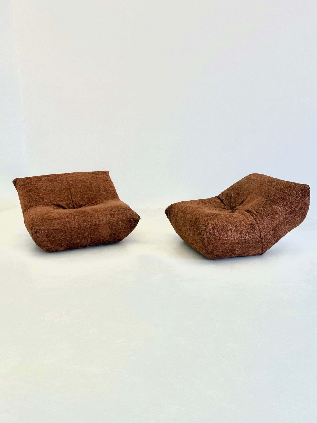 Papillon Lounge Chairs By Guido Maria Rosati For Giovannetti In Rust Brown photo vintage