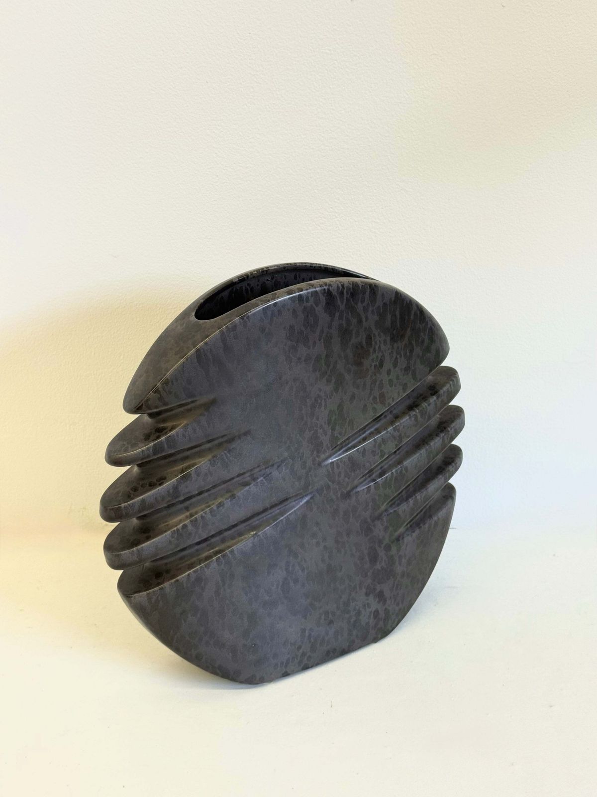 Ceramic Vase By Nereo Boaretto In Dark Grey photo furniture