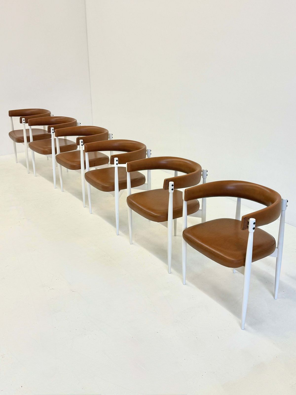 1800.0 Vintage Eettafel Stoelen Van A. Dal Vera E Figli & Door Flam Sansoni photo