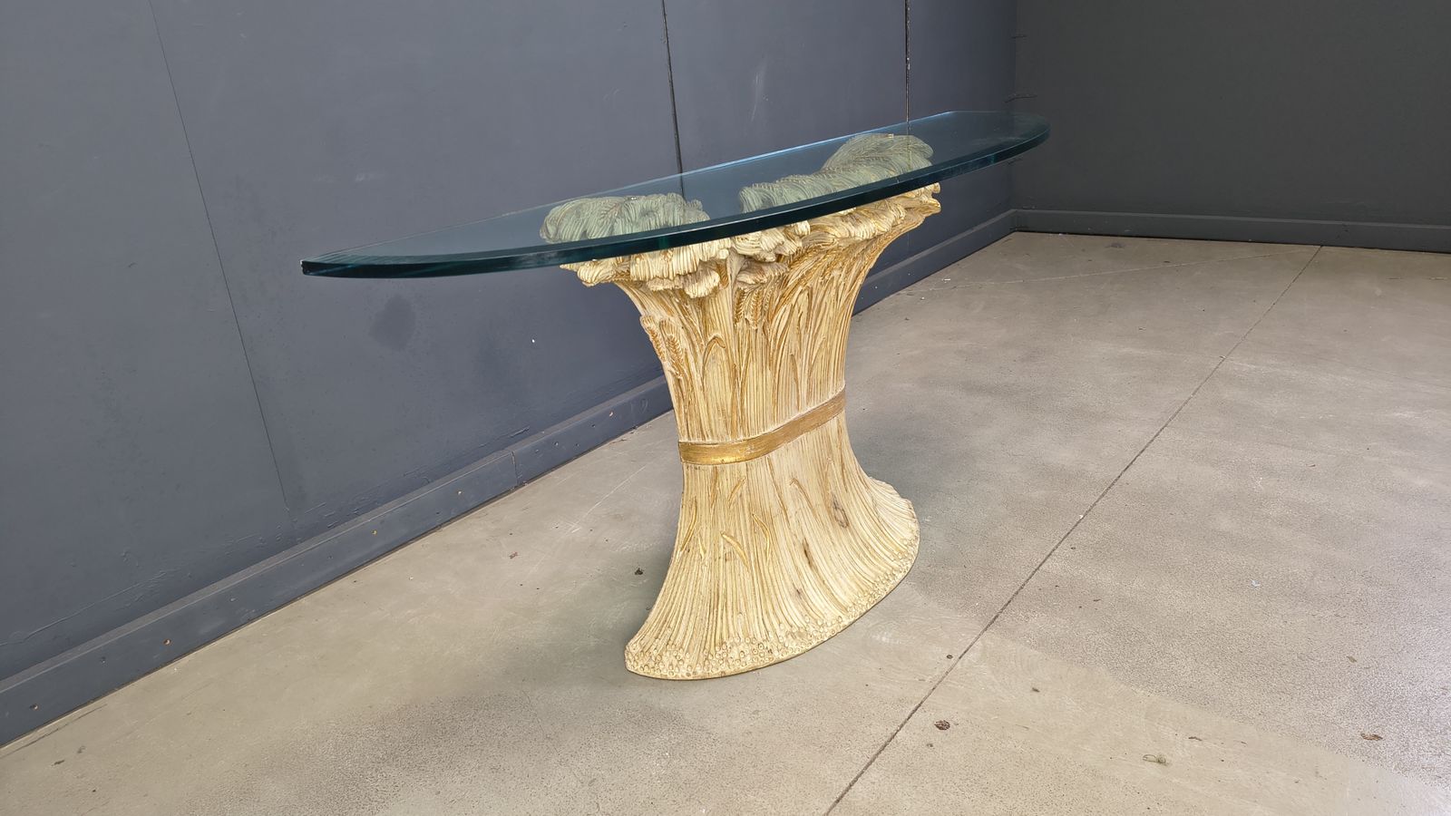 photo furniture Sheaf Of Wheat Console By Franco Chelini, 1970s