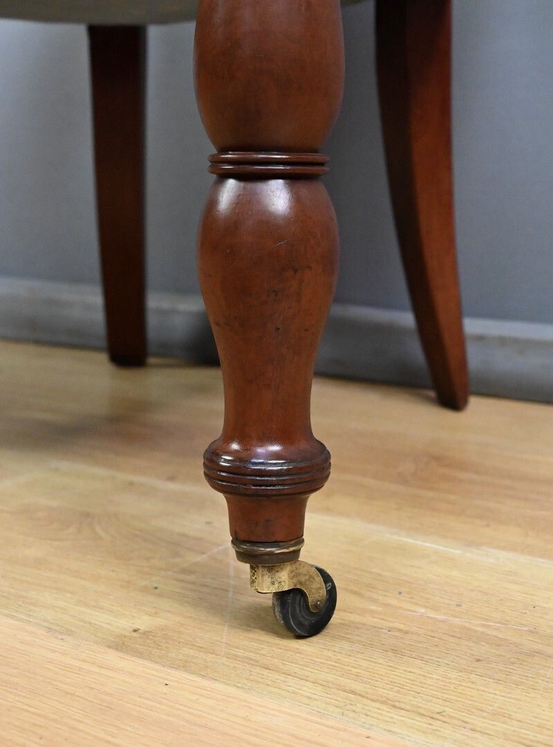 Furniture Mahogany Office Chair, Restoration Period – Early 19th Century photo