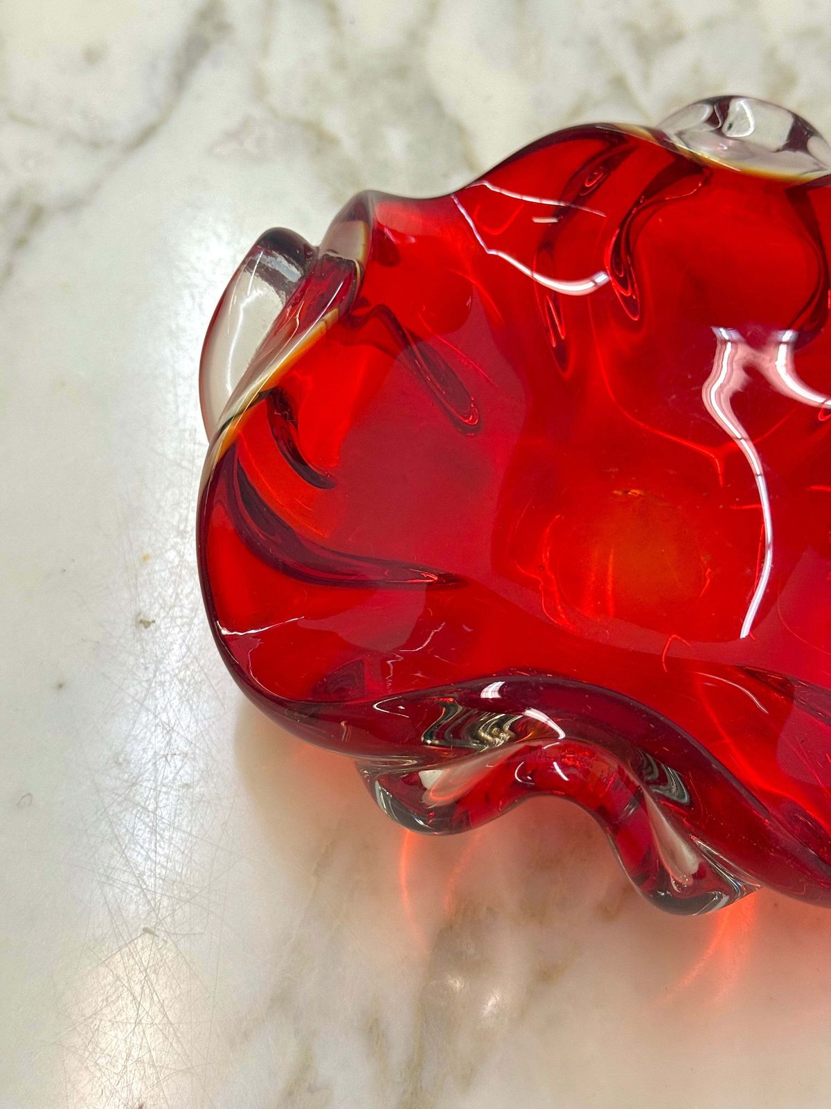 Murano Bowl Ashtray Sommerso Technique photo vinterior