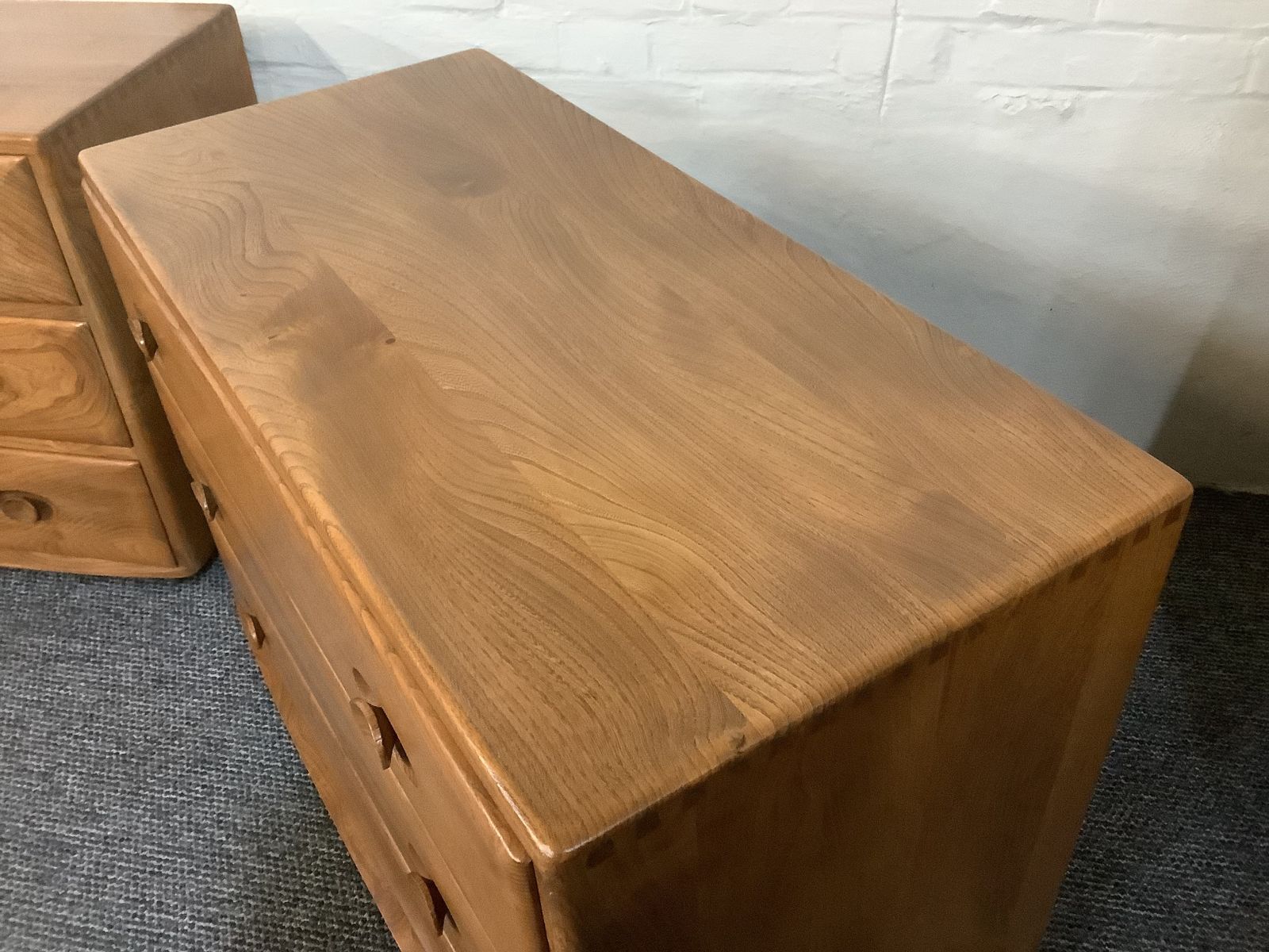 Matching Trio Of Ercol Windsor Chest Of Drawers. photo vinterior