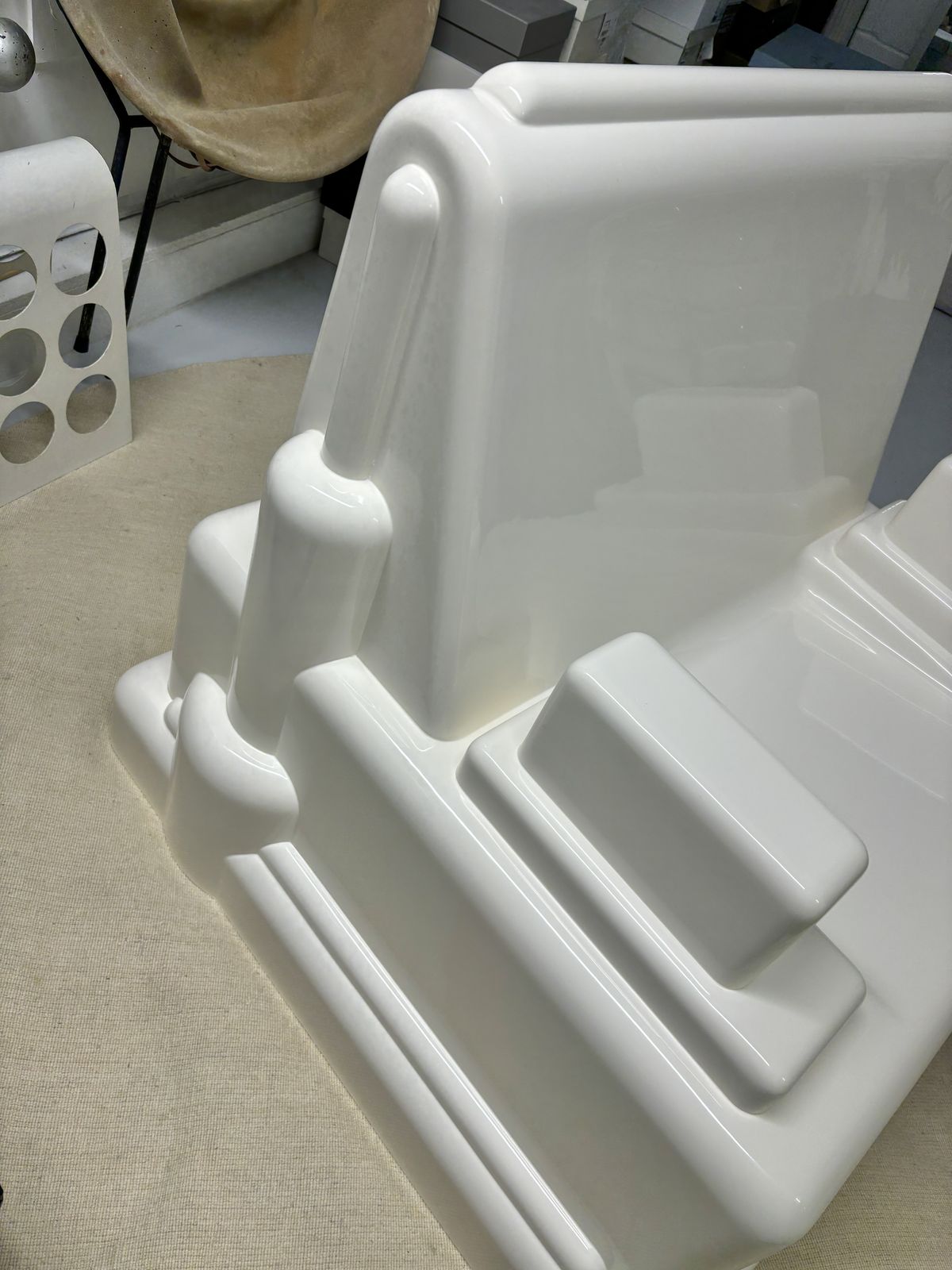 photo for sale White Memphis Milano Roma Chair   Specially Commissioned Piece   One Of A Kind