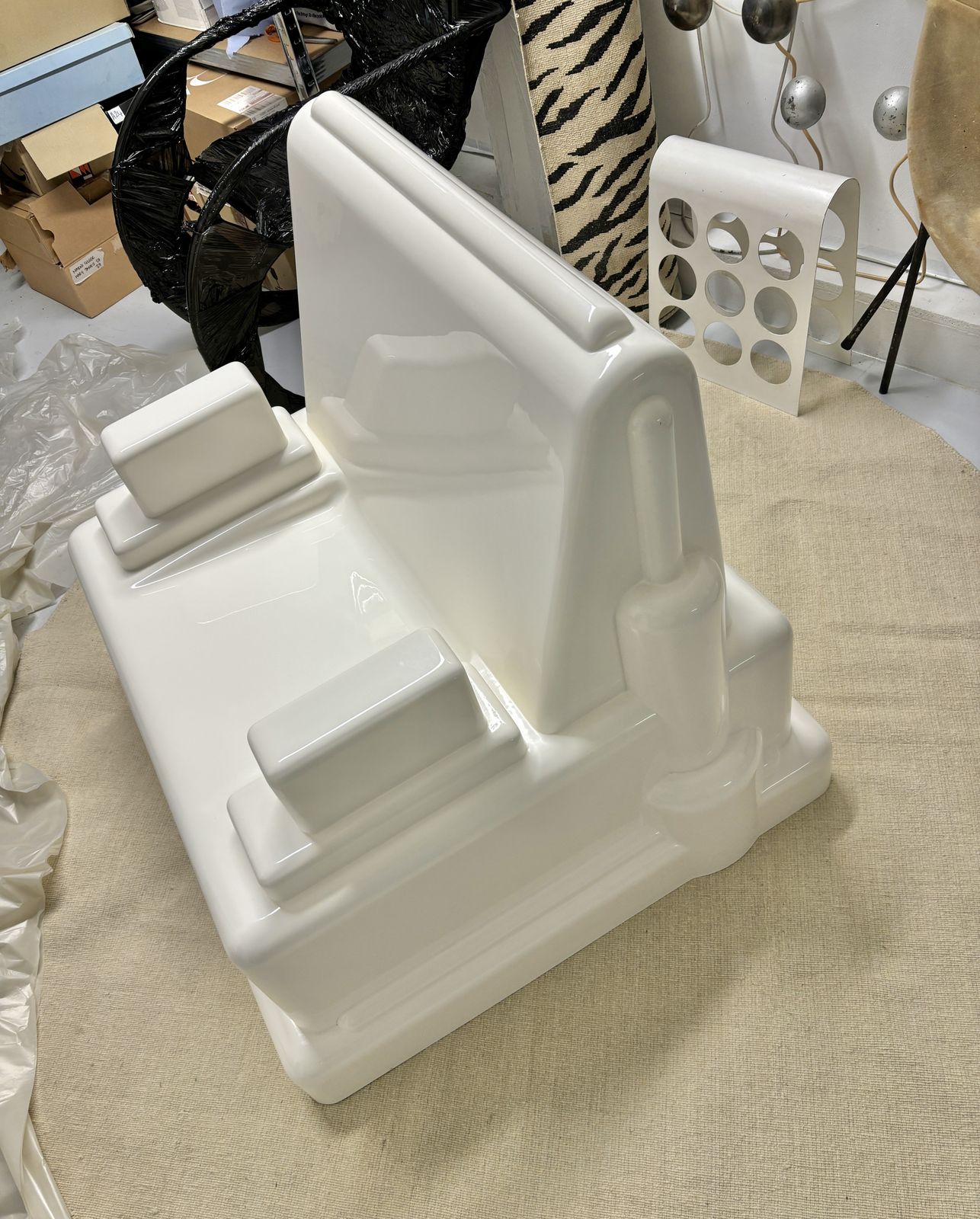 photo buy White Memphis Milano Roma Chair   Specially Commissioned Piece   One Of A Kind