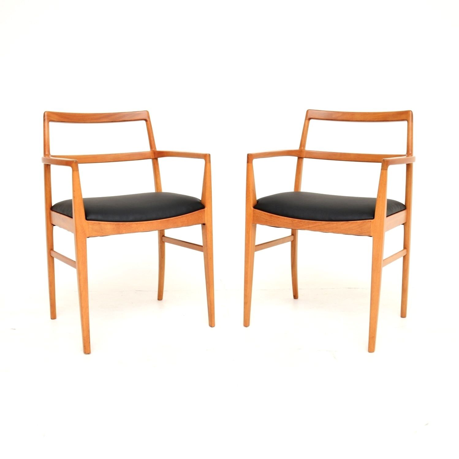 Pair Of Vintage Danish Armchairs Designed By Arne Vodder