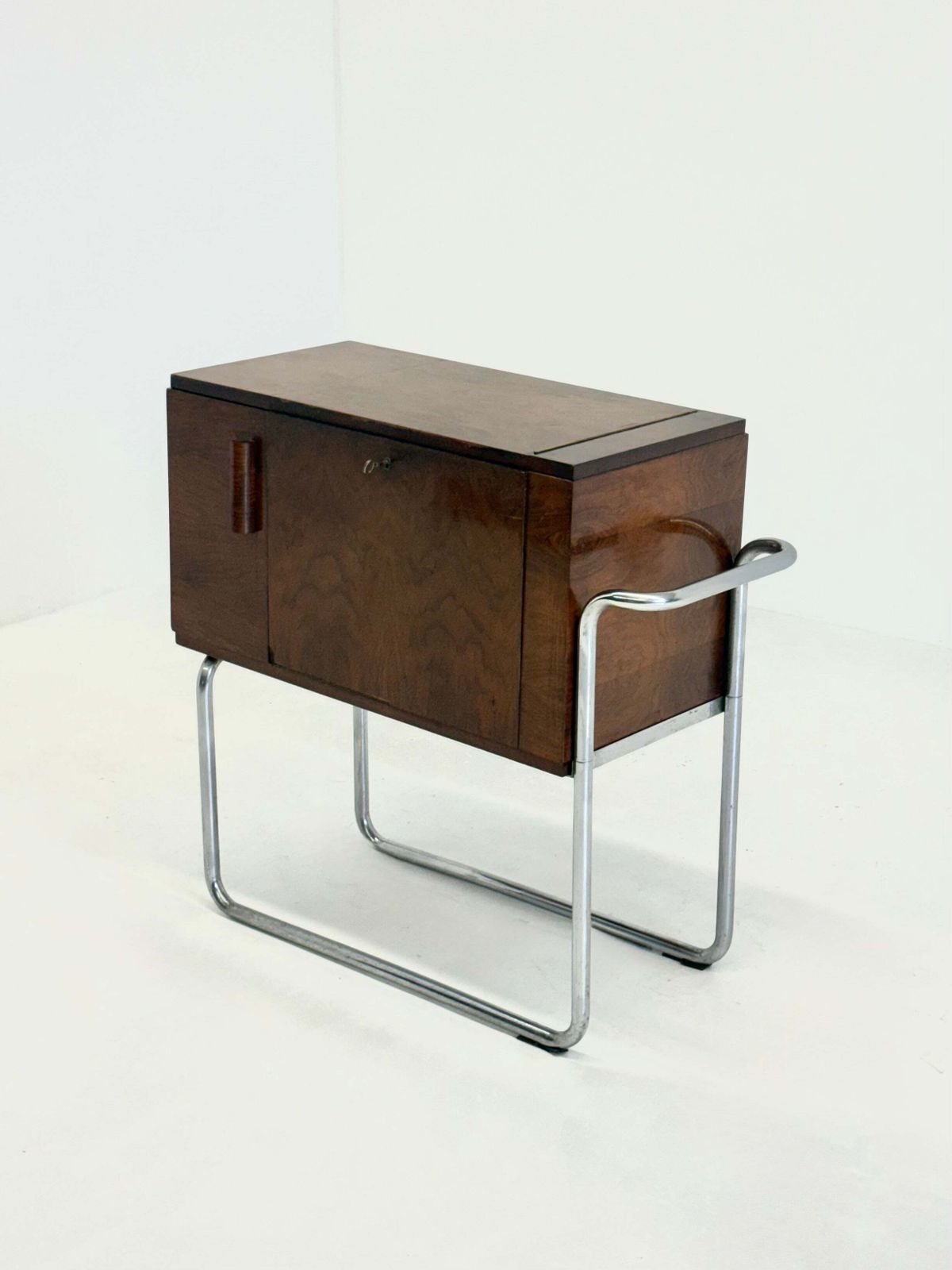 Italian Walnut Bar Cabinet By Cova Milano photo 1678.0
