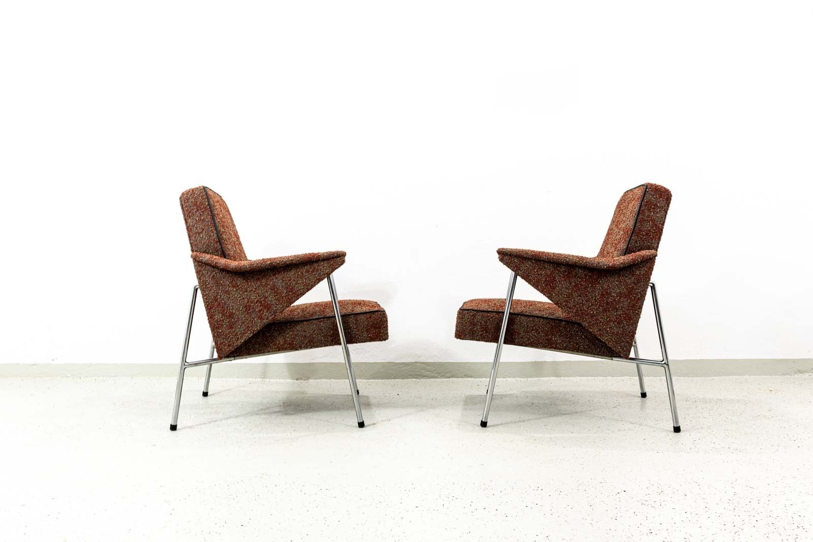 photo furniture Vintage Armchairs “Bat” Poland, 1960’s, Set Of 2