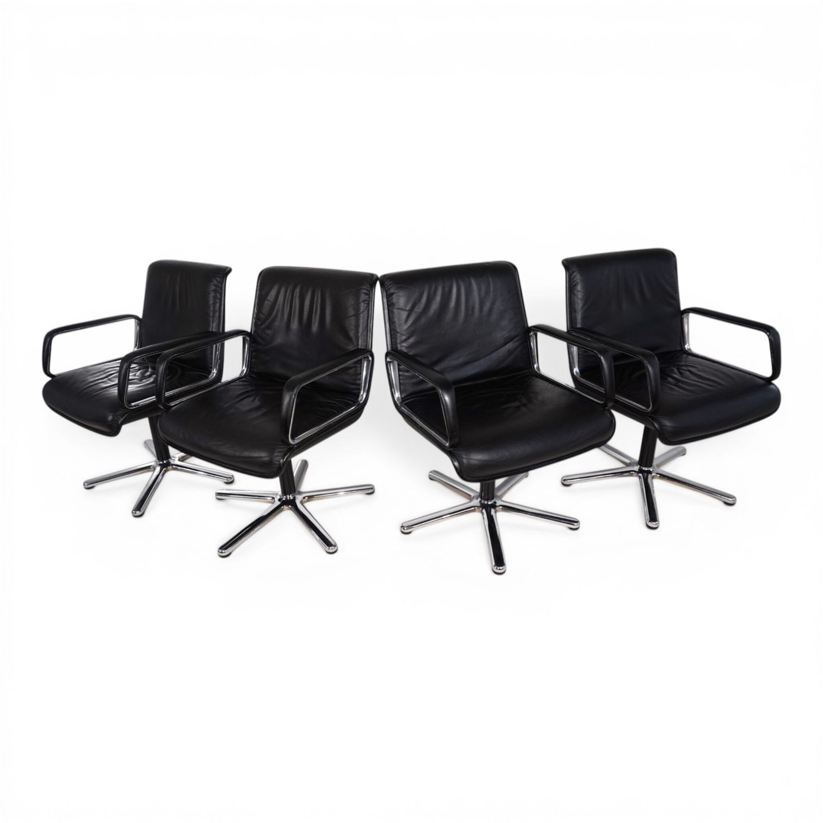 1485.0 Set Of 4 Wilkhahn Delta Swivel Chairs By Delta Design, 1970 photo