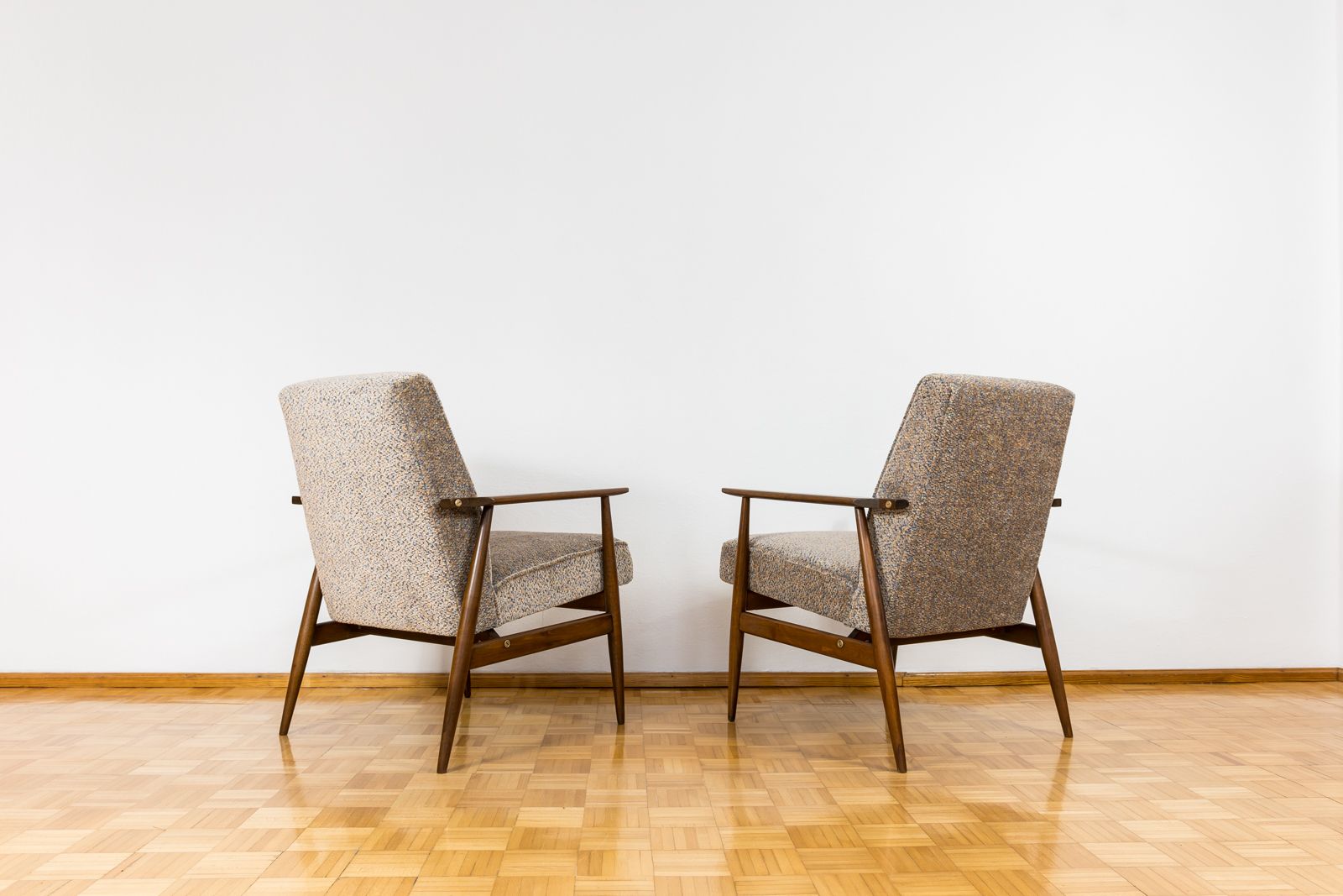 Vintage Armchairs Designed By H. Lis, Poland, 1960's, Set Of 2 photo Furniture