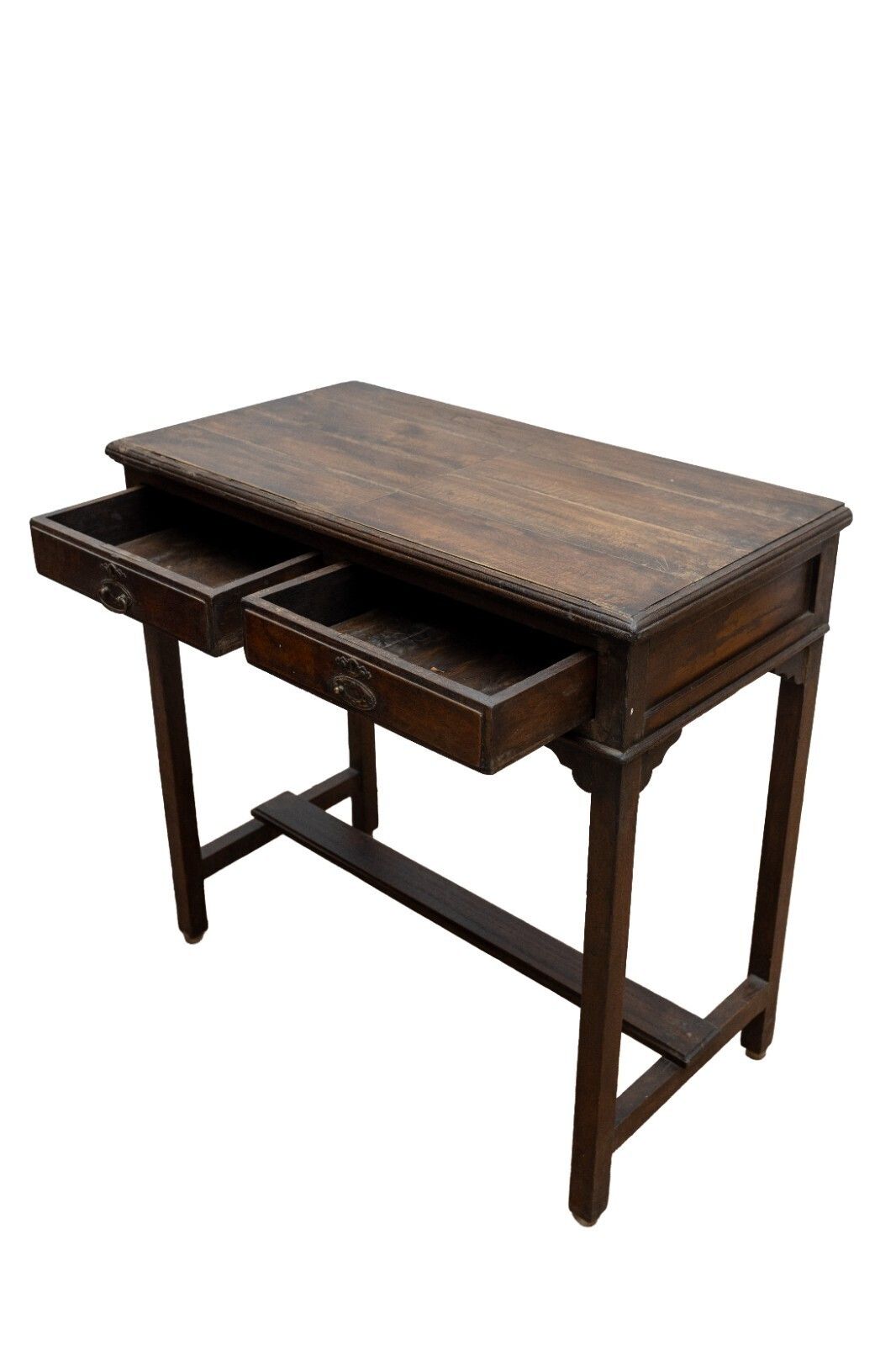 Vintage Antique Colonial Indian Hardwood Wooden Desk Console Table photo Furniture