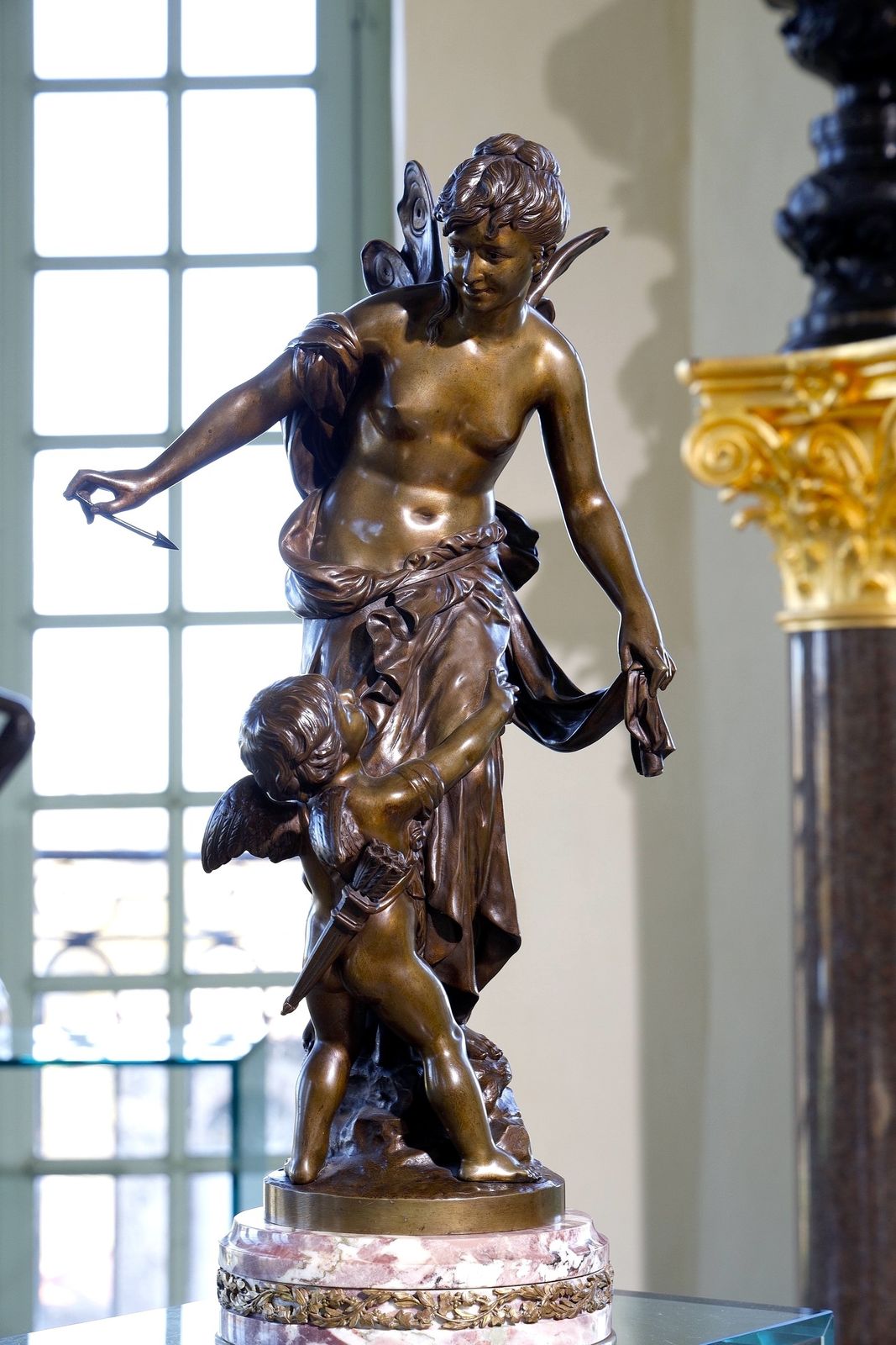5617.0 Sculpture « Psyché et l'Amour », signée Jean Bulio photo