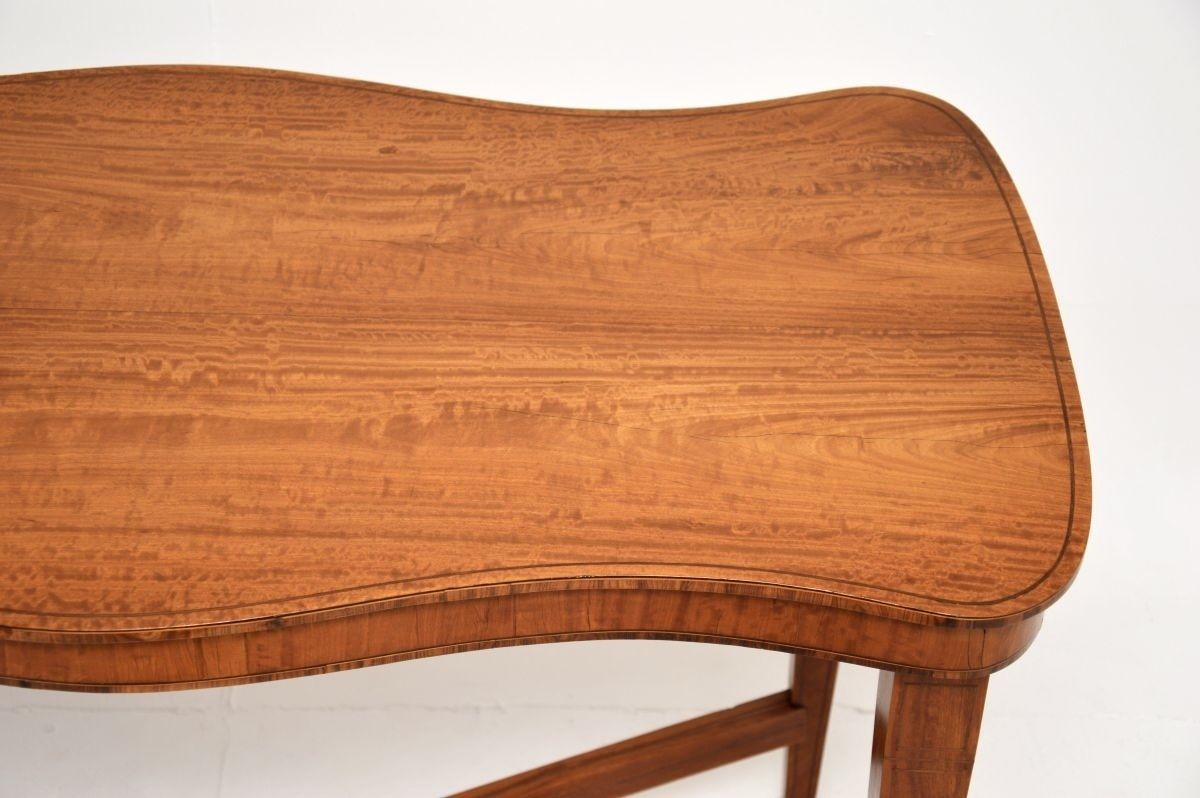 Antique Edwardian Inlaid Satinwood Occasional Table photo Furniture