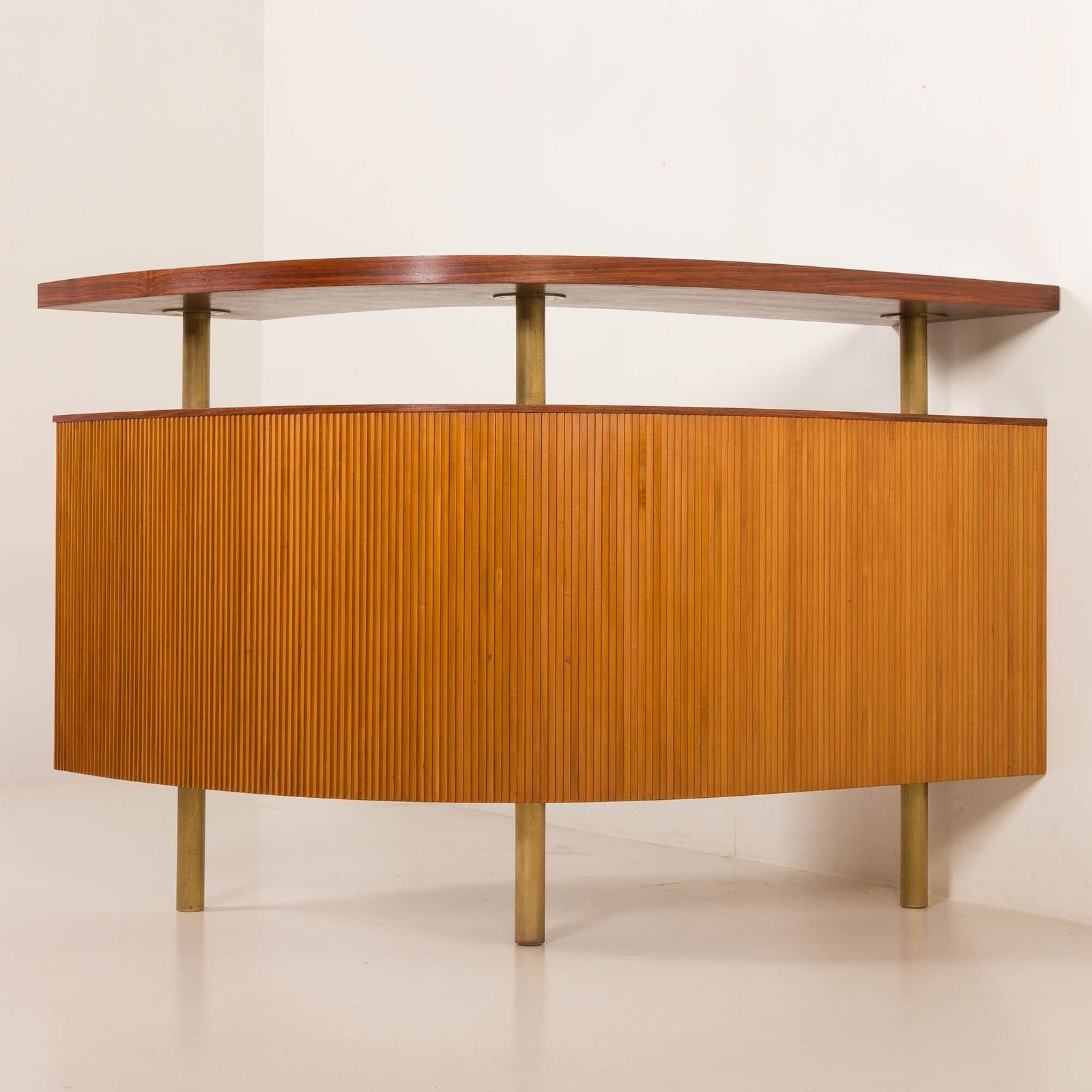 Italian Mid Century Bar Cabinet Attr. To Carlo Hauner And Martin Eisler, Italy 1960s photo furniture
