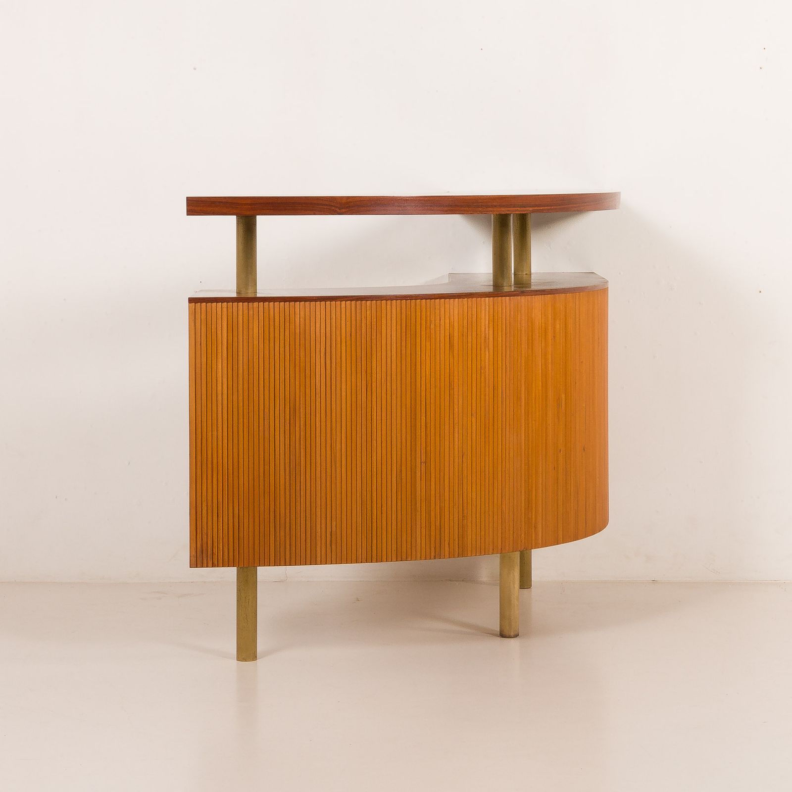 Italian Mid Century Bar Cabinet Attr. To Carlo Hauner And Martin Eisler, Italy 1960s photo for sale