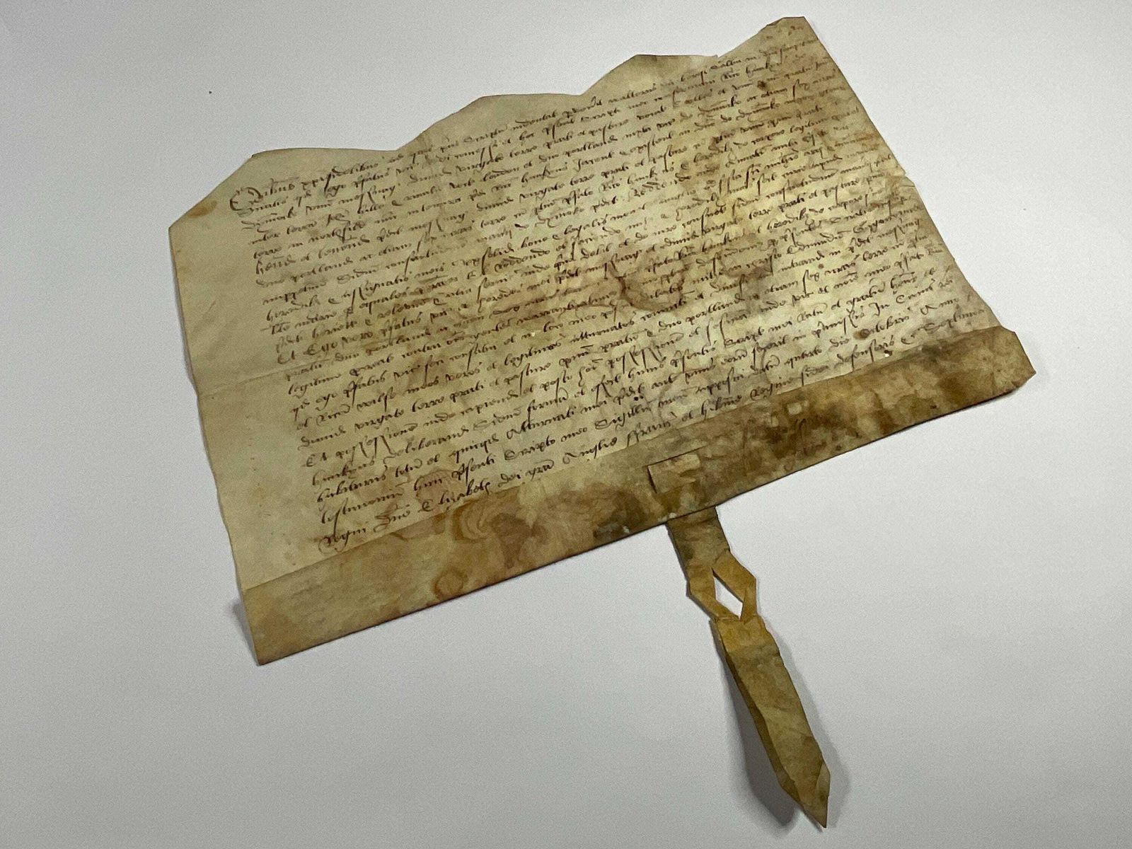 1565 Elizabethan Royal Court Archive: Land Charter Signed By Walter Devereux, 2nd Viscount Hereford photo vintage