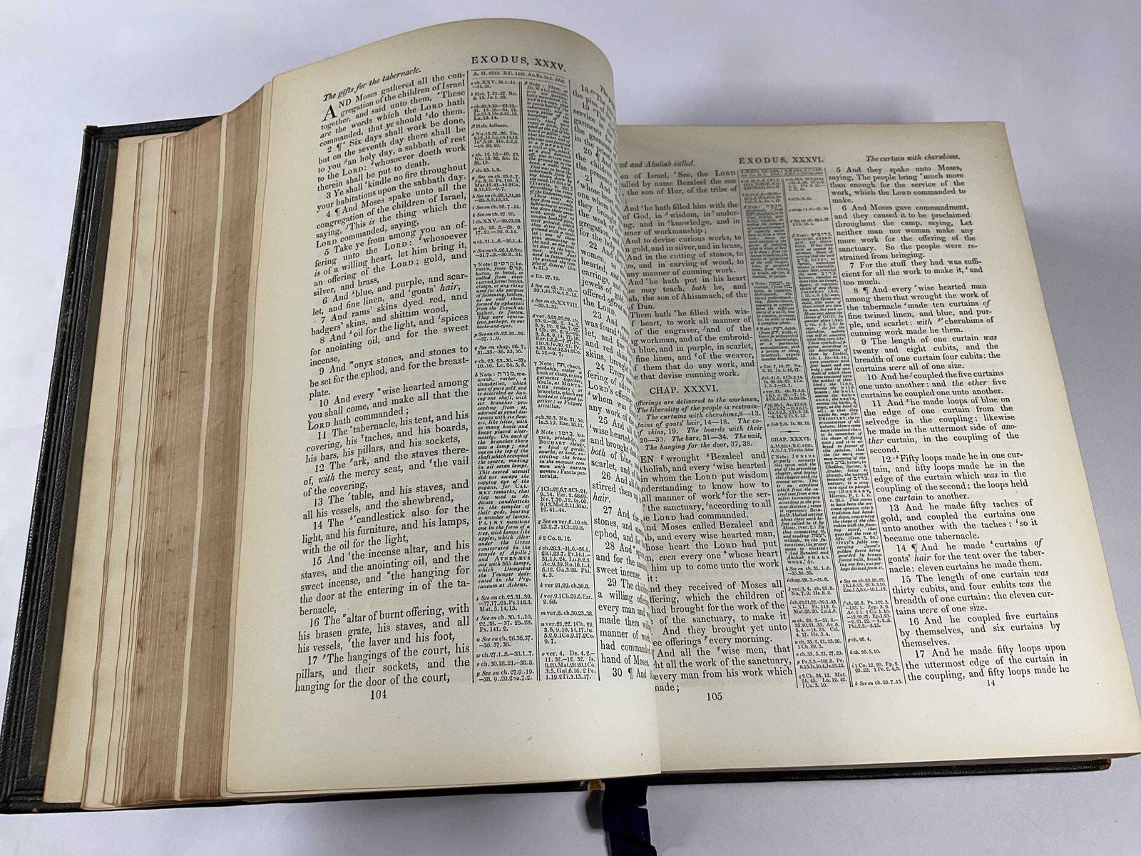Bagster’s Comprehensive Bible – Victorian Full Leather Family Edition – C.1860 photo buy