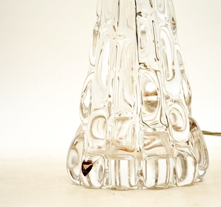 Pair Of Vintage Swedish Table Lamps By Carl Fagerlund For Orrefors photo 1229.0