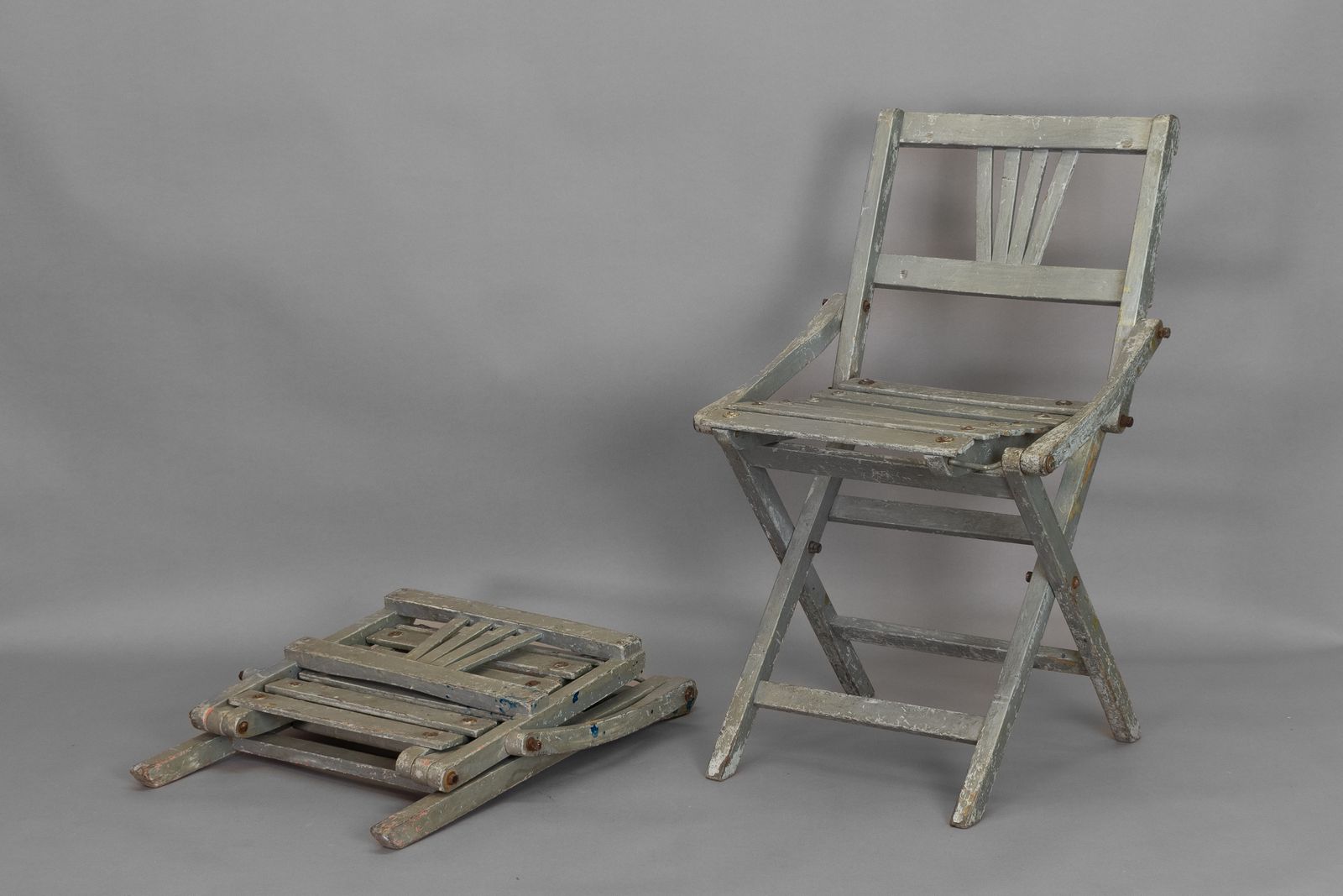 Pair Of Childrens Garden Chairs photo for sale