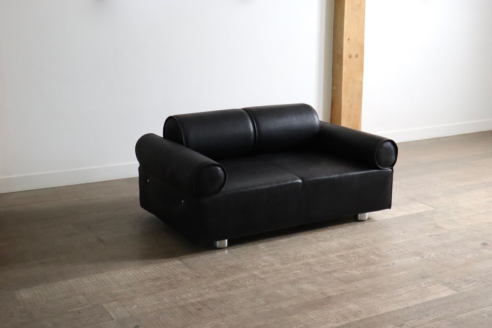 Marzio Cecchi Sofa Daybed In Buffalo Leer, Italië Jaren 1970 photo buy