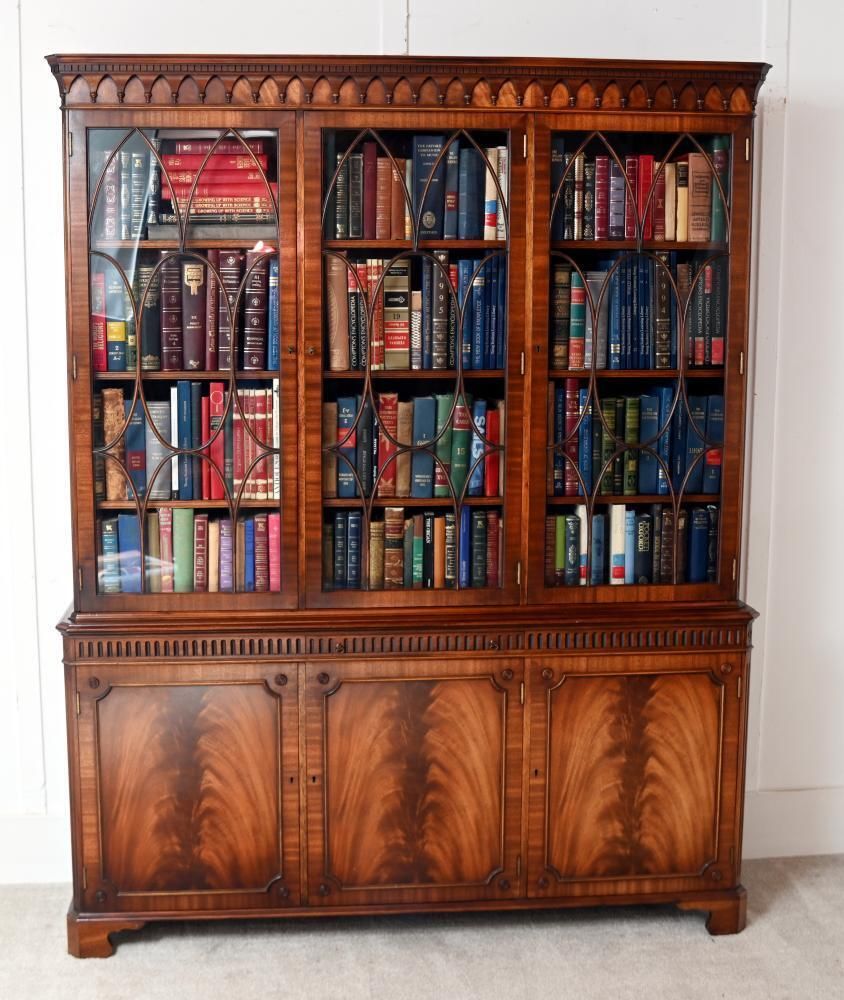 Georgian Revival Bookcase Mahogany By Bevan And Funnell 1910