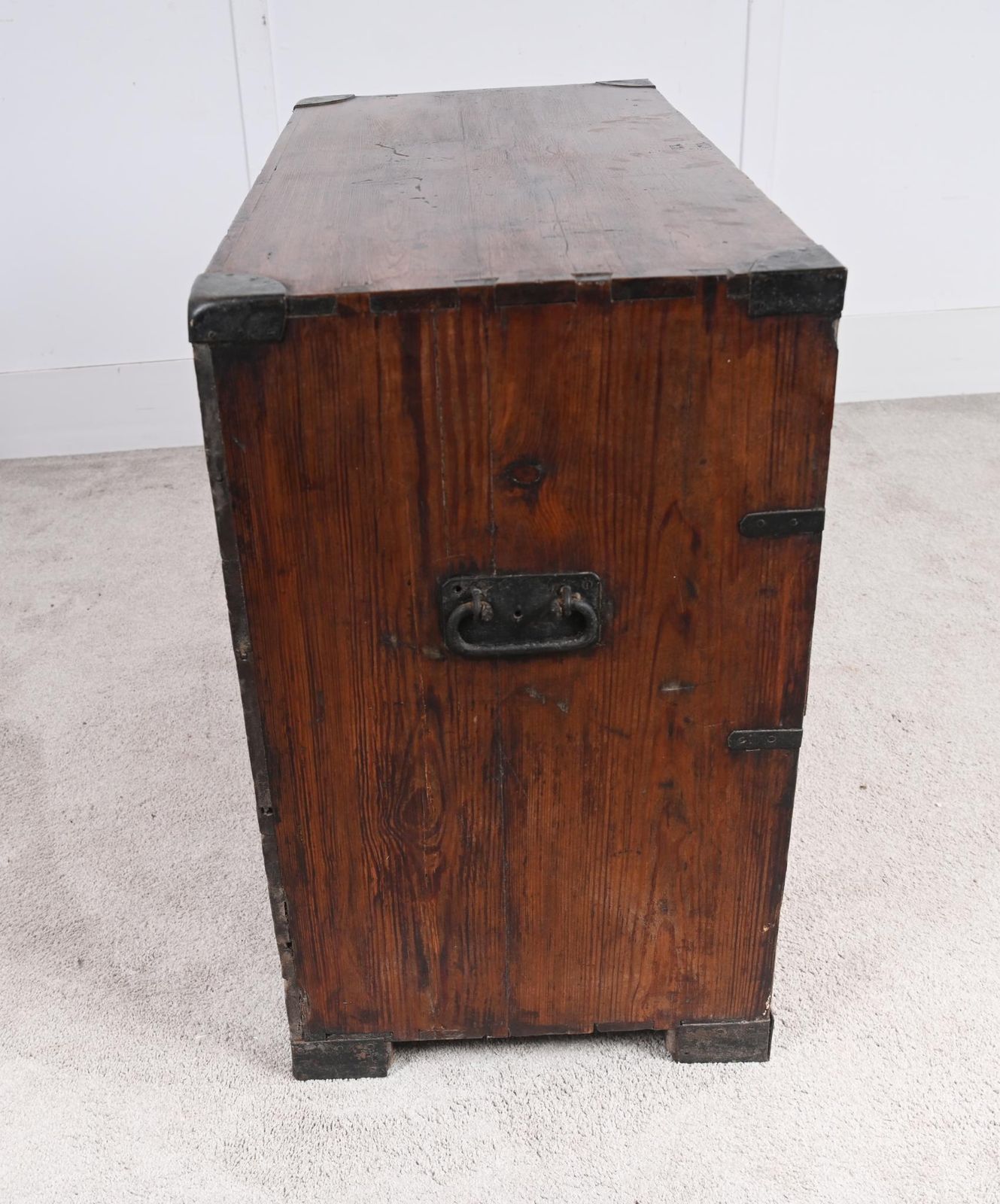Antique Military Campaign Chest Pine Holloway And Son 1880 photo vintage