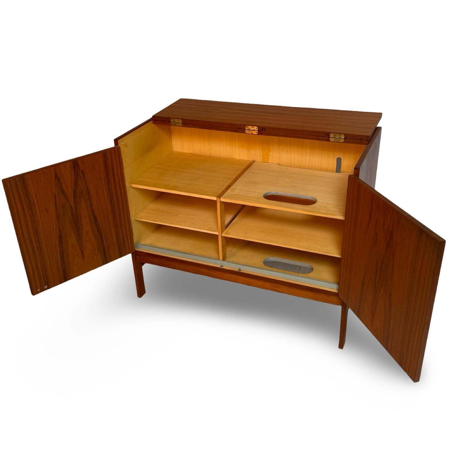 Hg Furniture   Hifi / Stereo Cabinet   Approx. 1960's   Marked   Teak Wood photo furniture