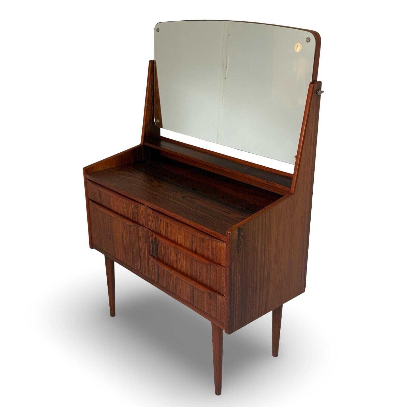 Approx. 1960's   Walnut Veneer   Vanity / Make Up Stand   Tibergaard   Danish Design (Marked) photo 1379.0