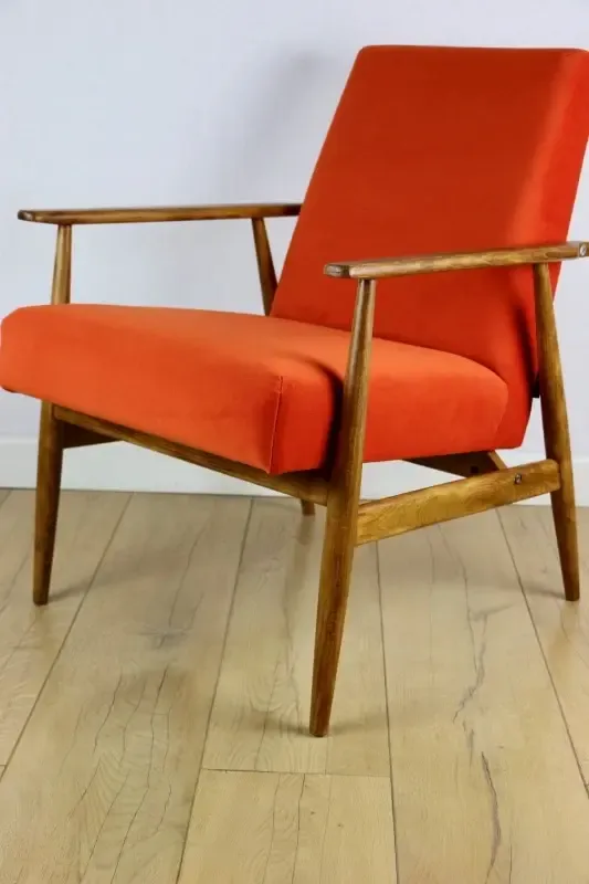 photo for sale "Lis" Armchair, 1970s, Designed By Henryk Lis, Orange