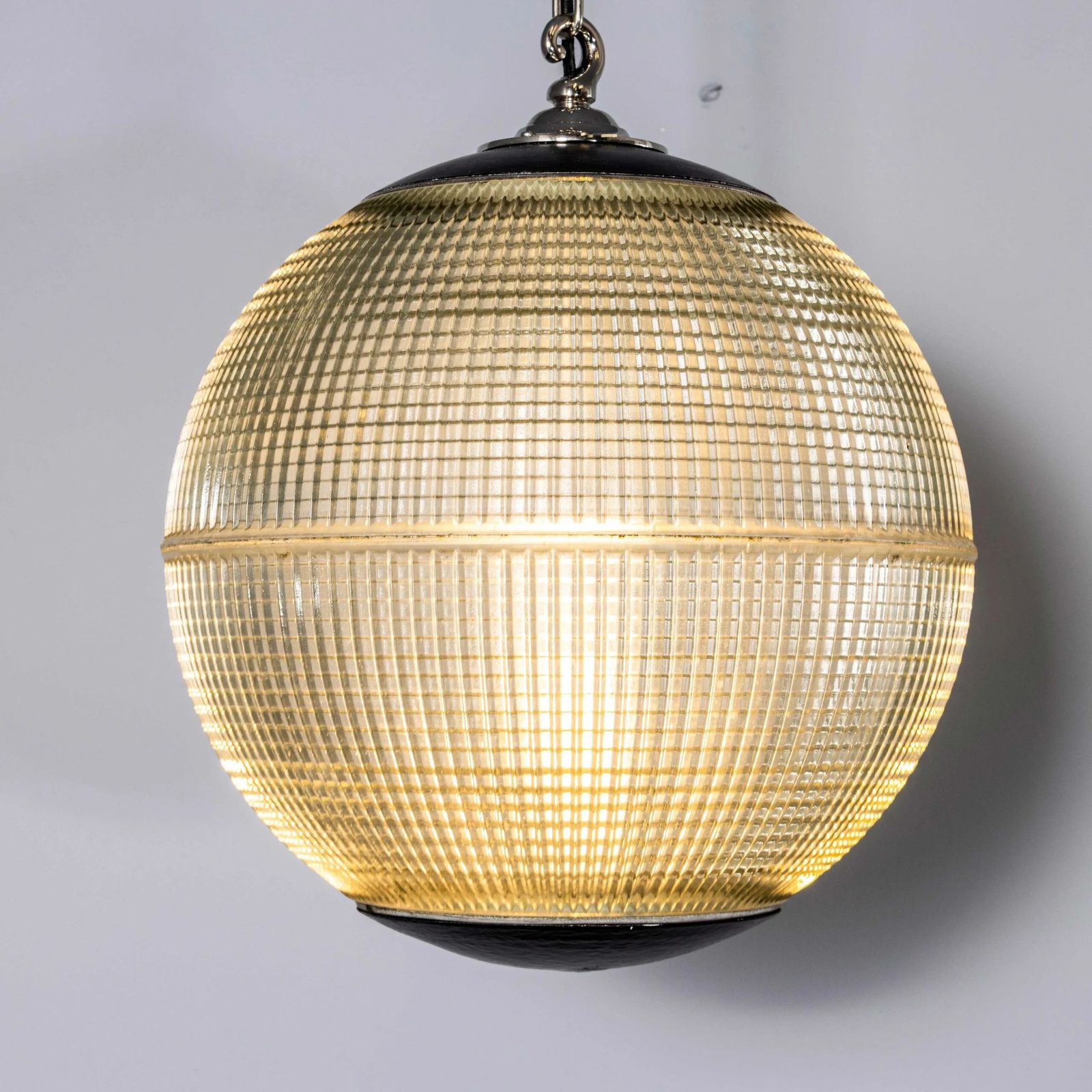 photo buy 1960’s Original Holophane Parisian Glass Globe Lamps – Large 16 Inch
