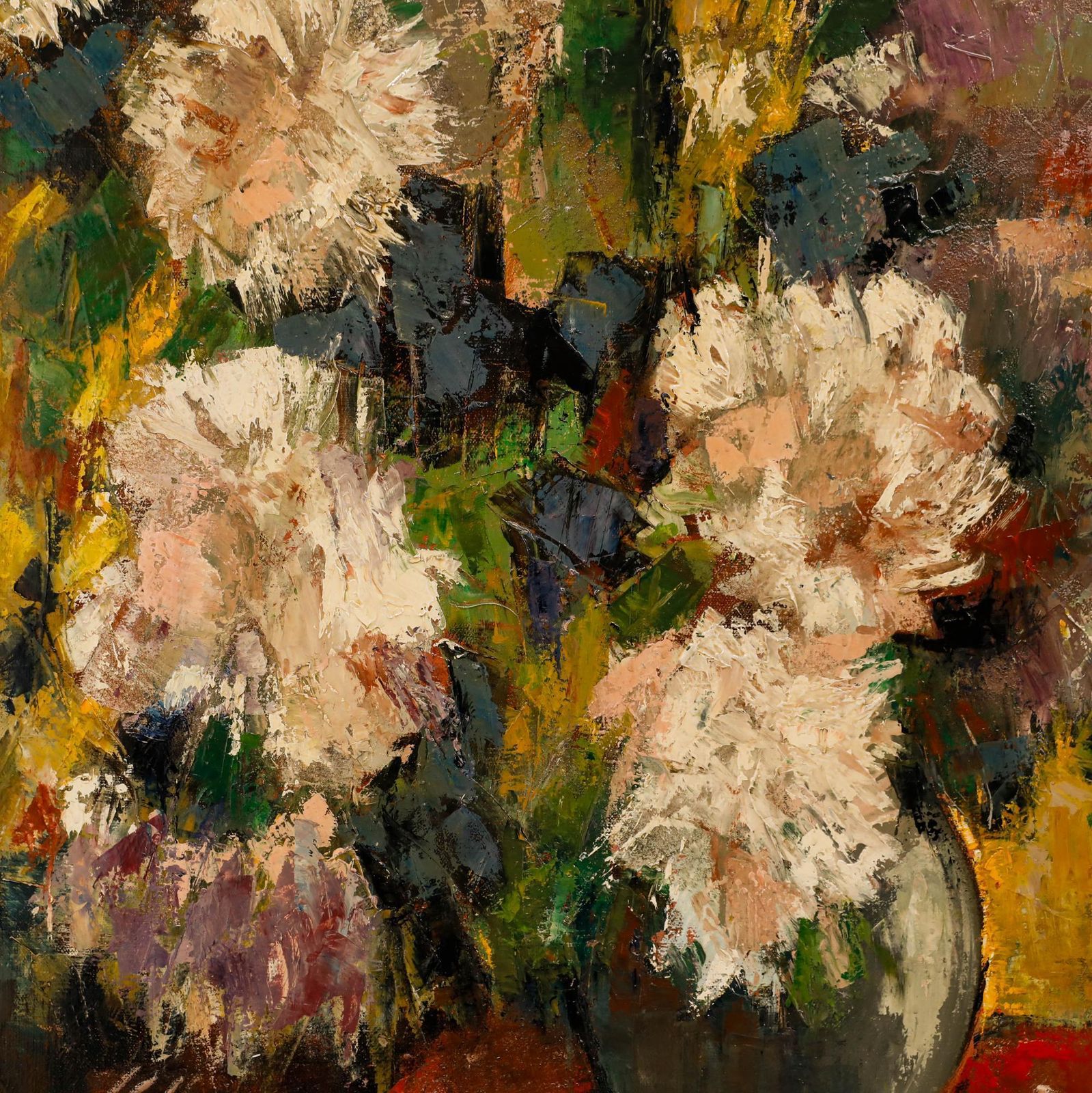 Médard Tytgat (1871 1948) 1987 Oil, A Vibrant Bloom photo Art