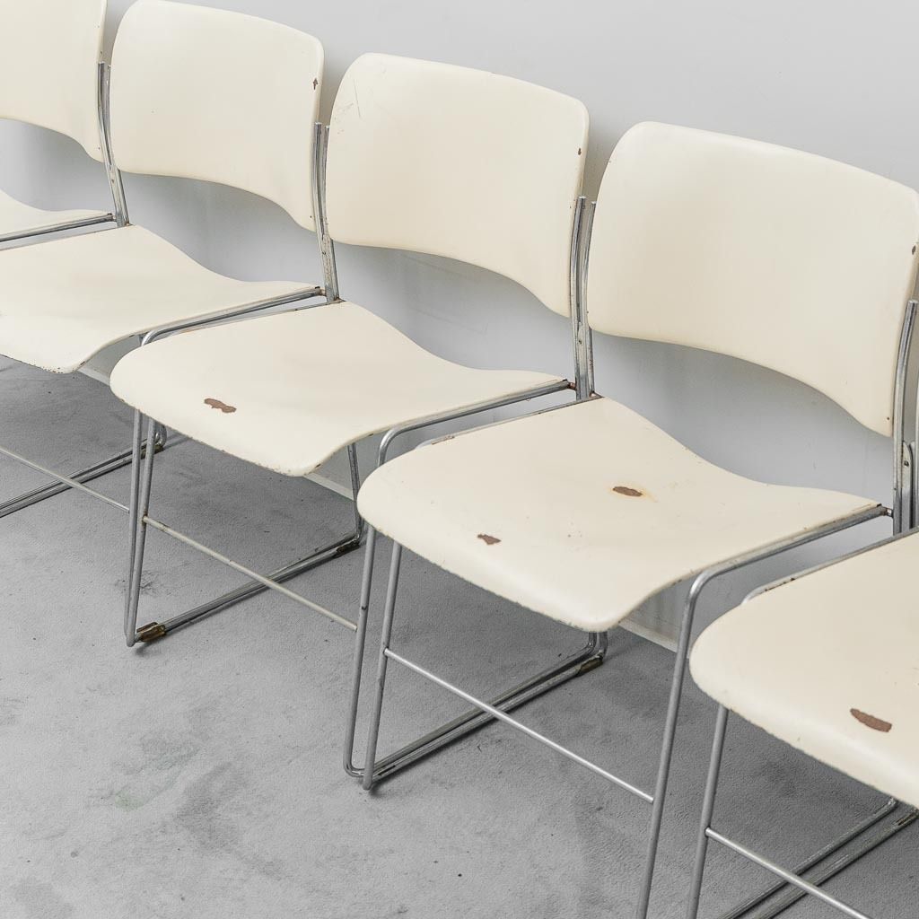 Set Of 6 40/4 Rowland Gf Furniture Chairs, 1960s Vintage Design, Modern Antiques photo for sale