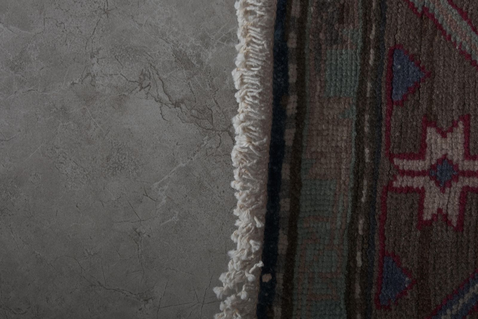 Textiles Hand Knotted Caucasian Animal Runner Rug 3'9'' X 10'6'' photo