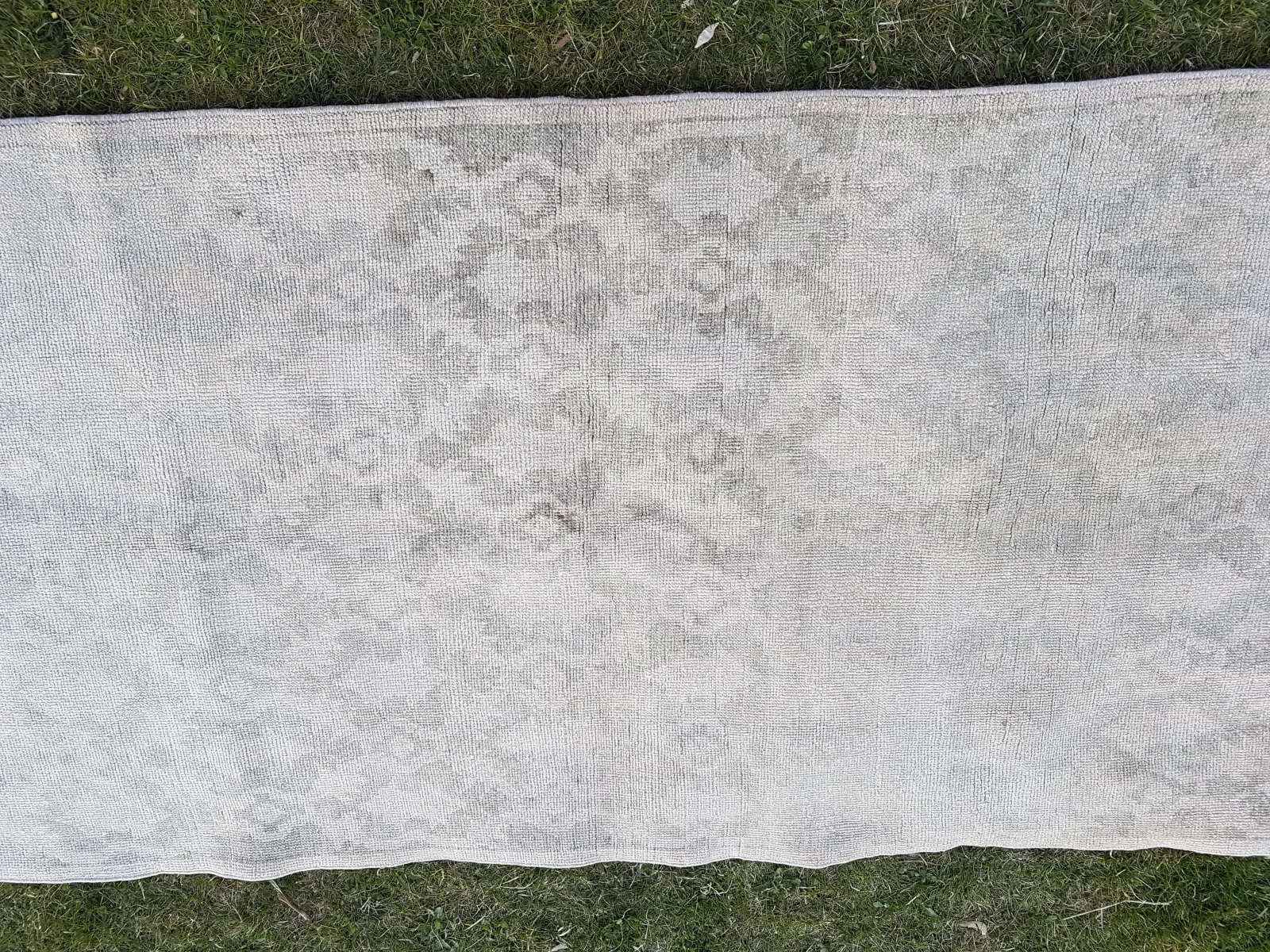 Muted Colors Turkish Dining Room Carpet 3' X 6'1" photo buy