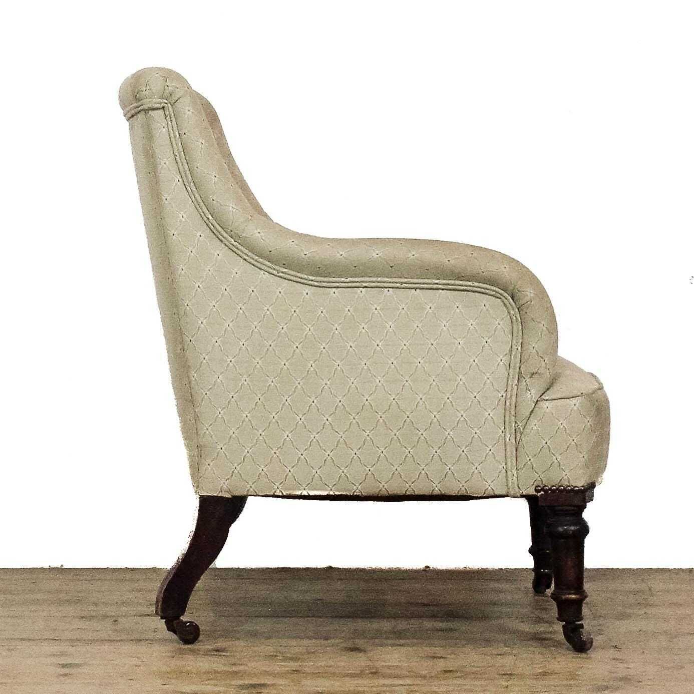 Antique Upholstered Armchair | Antique Armchair | Antique Seating | Victorian Antiques | Victorian Armchair (M 6775a) photo vinterior