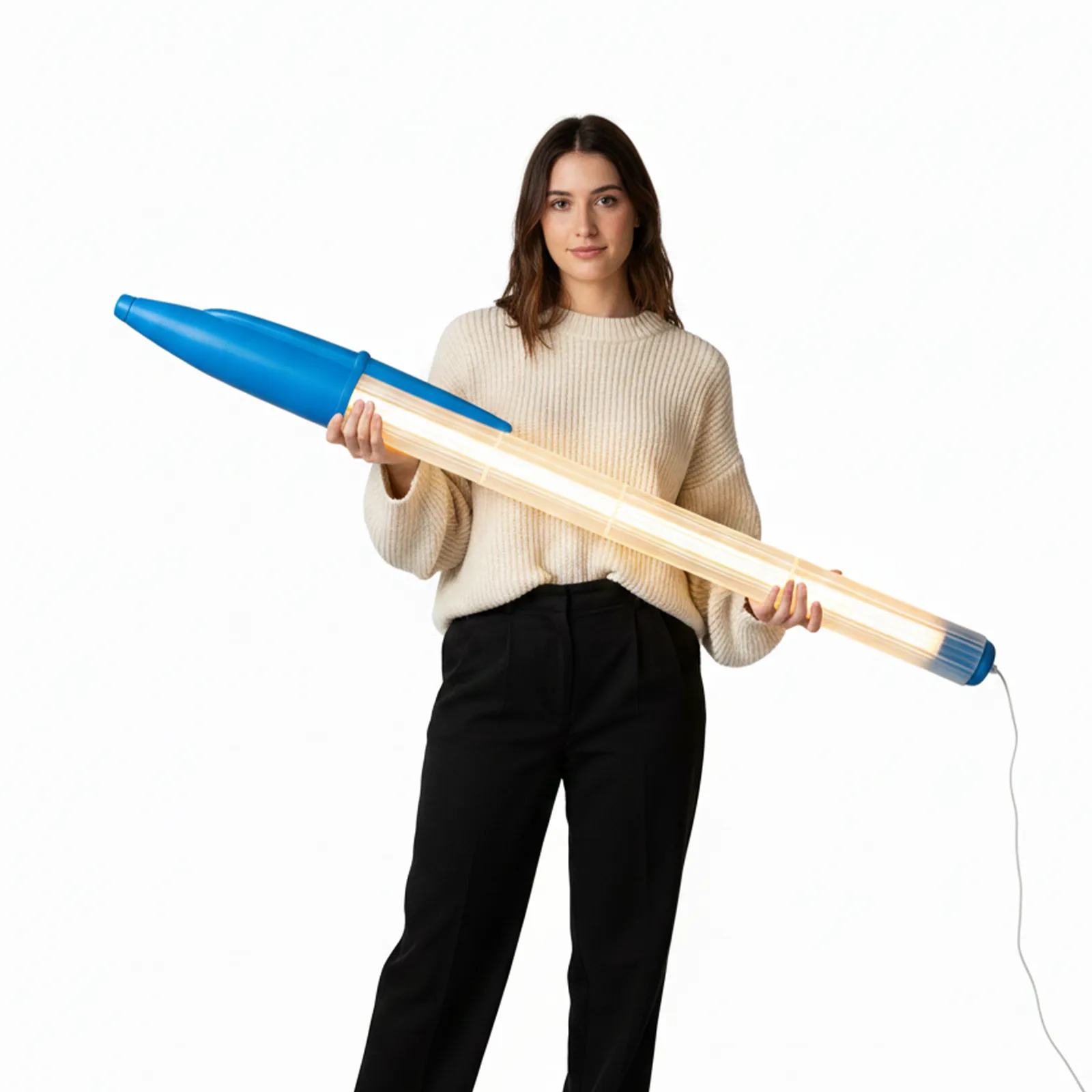 Giant Pen Wall Light – 155cm Statement Lamp With Remote Dimmer photo 295.0