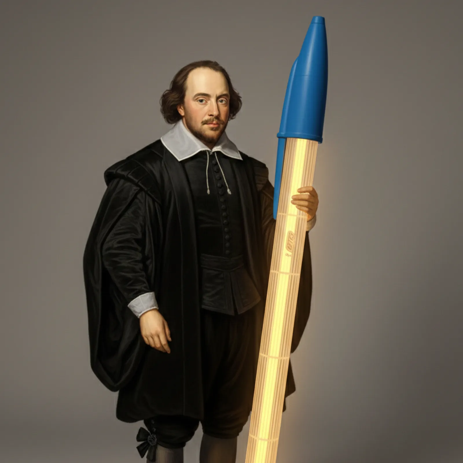 Giant Pen Wall Light – 155cm Statement Lamp With Remote Dimmer photo buy