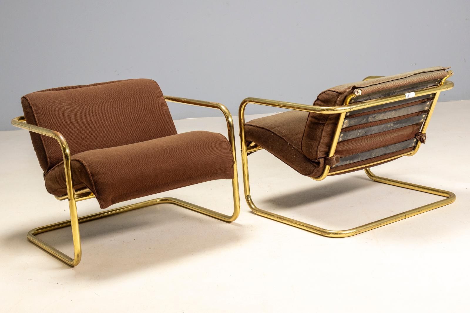 Pair Of Tubular Armchairs, 1970s–1980s, Czechoslovakia photo buy