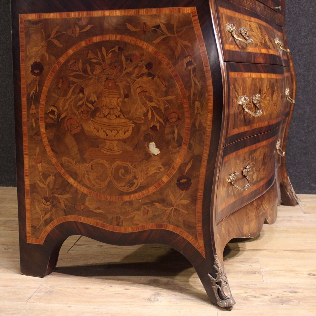 20th Century Dutch Inlaid Trumeau photo Furniture
