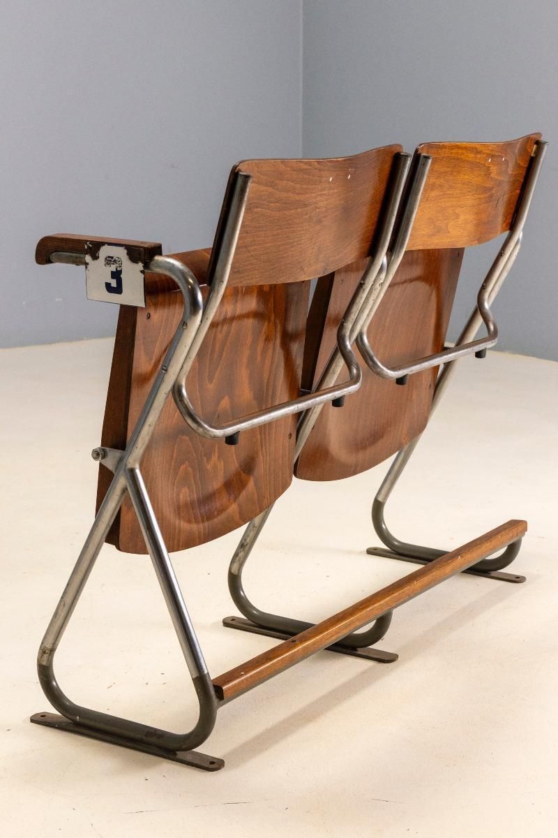 Tweezits Klapbank, Bauhaus Stijl, Jaren 1930, Tsjecho Slowakije photo Meubels