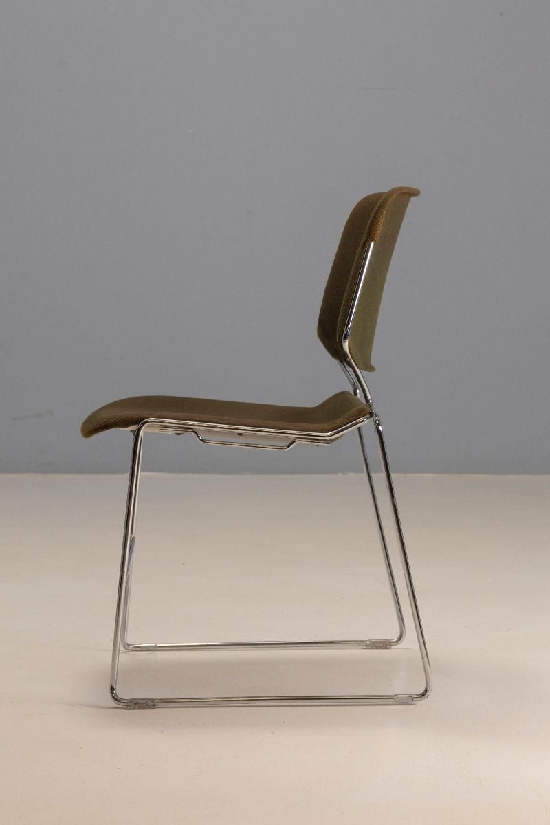 Set Van 7 Stapelstoelen Matrix, Thomas Tolleson, Jaren 1970, USA photo 1916.0