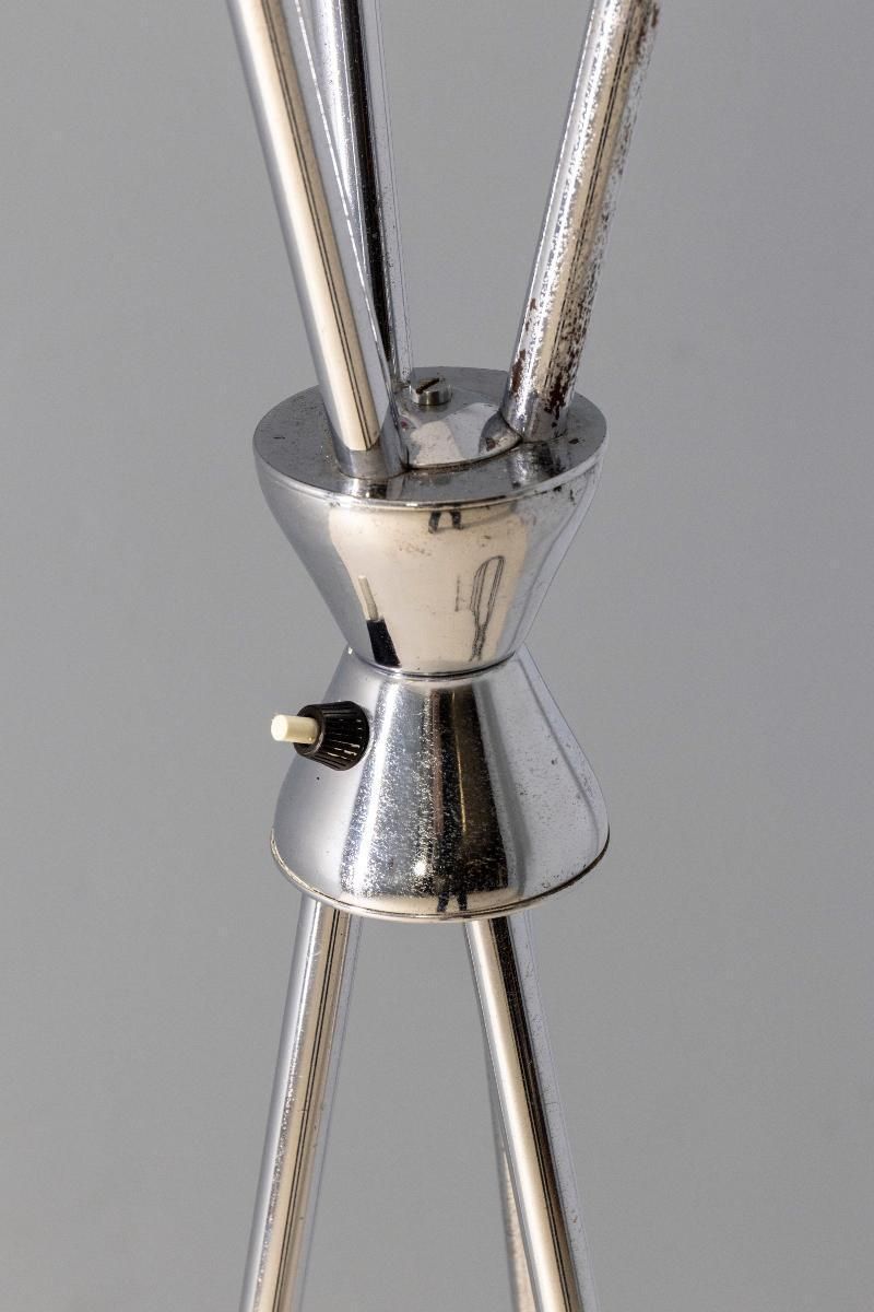 Driearmsstaande Lamp, Lidokov, Jaren 1950–1960, Tsjecho Slowakije photo for sale