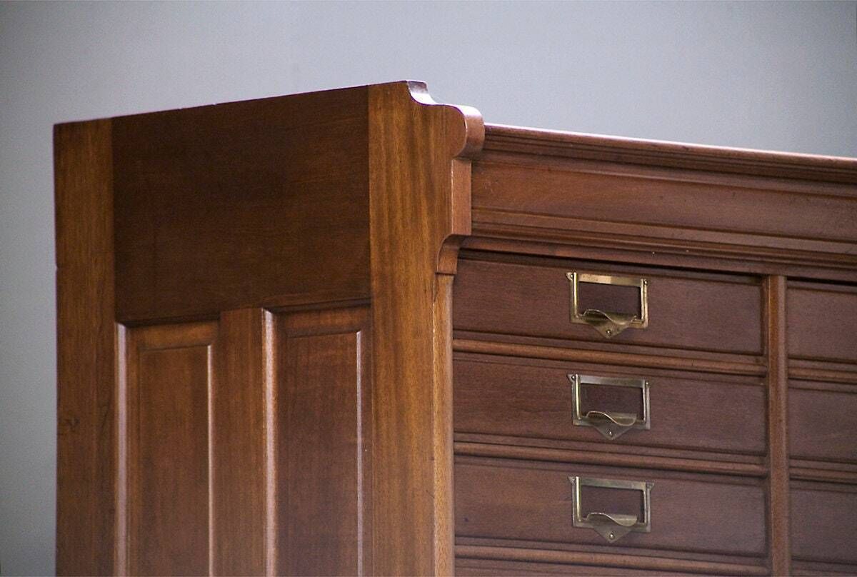 Early To Mid Century Filing Cabinet photo vintage