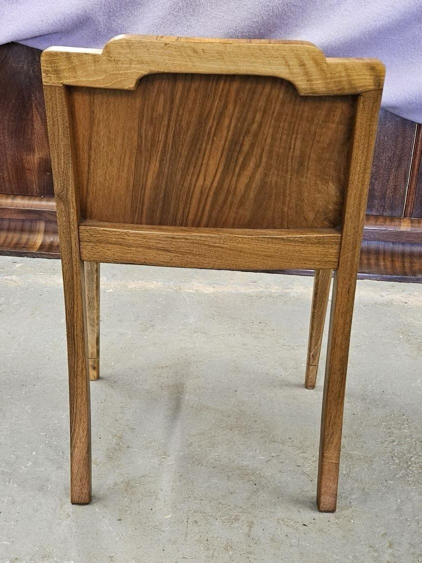 Art Deco Bedroom Chair Newly Upholstered photo vinterior