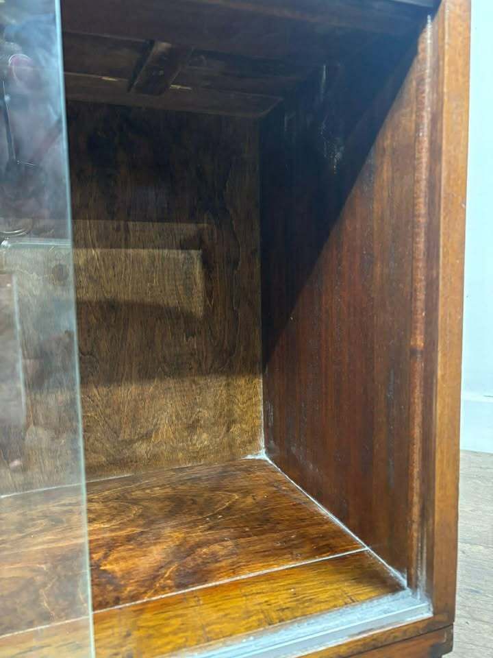 Minty Oxford Mid Century Library Oak Glazed Six Tier Bookcase photo buy