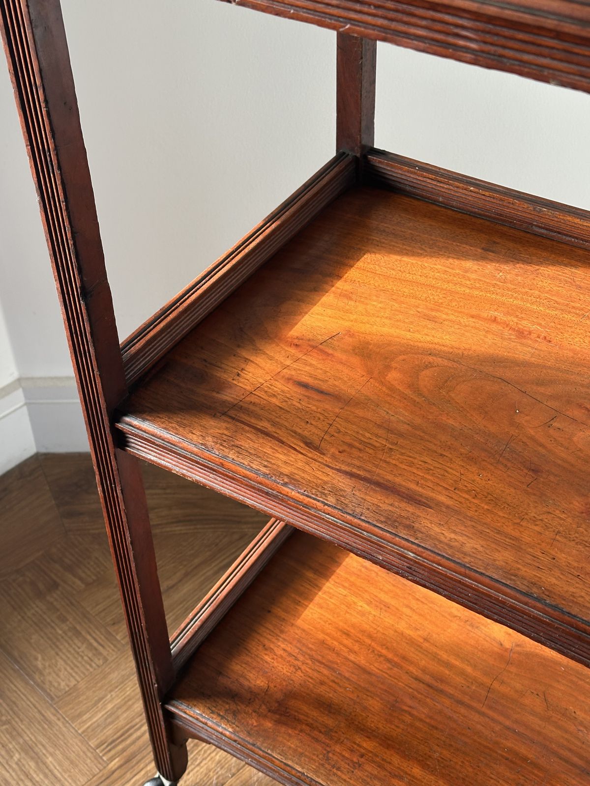 A Walnut Aesthetic Movement Three Tier Whatnot In The Manner Of E.W Godwin photo 400.0