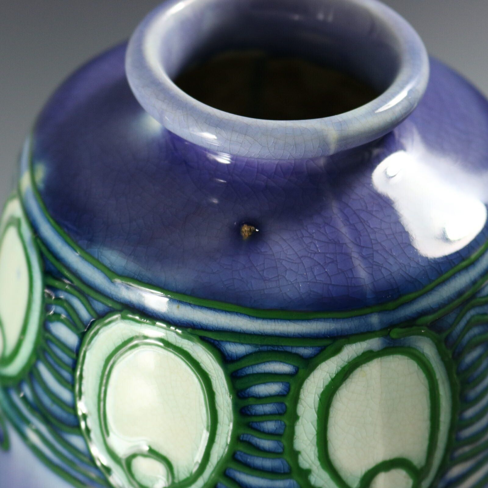 photo for sale Pair Of Minton Secessionist Purple No.1 Vases