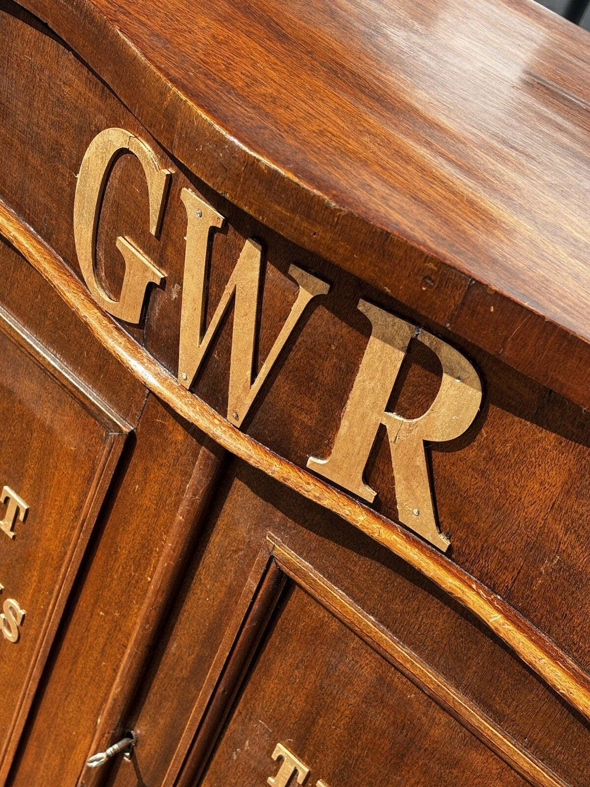 Victorian Small Cupboard, Perfect Hall Piece As Thin, Drawer And Cupboards. photo for sale
