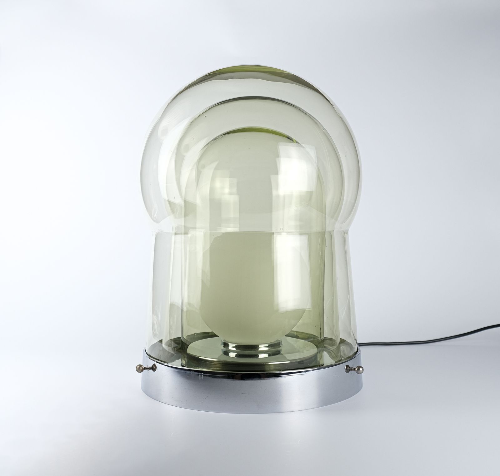 Mid Century Sergio Asti "Paracarro" Table Lamp For Bilumen, Italy 1972 photo furniture