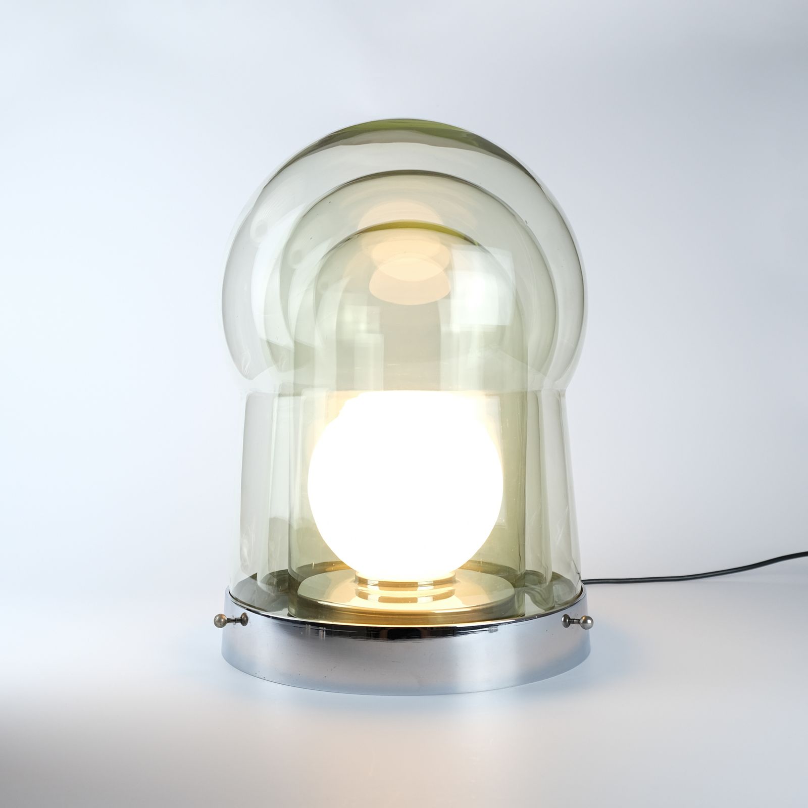 Mid Century Sergio Asti "Paracarro" Table Lamp For Bilumen, Italy 1972 photo 3800.0